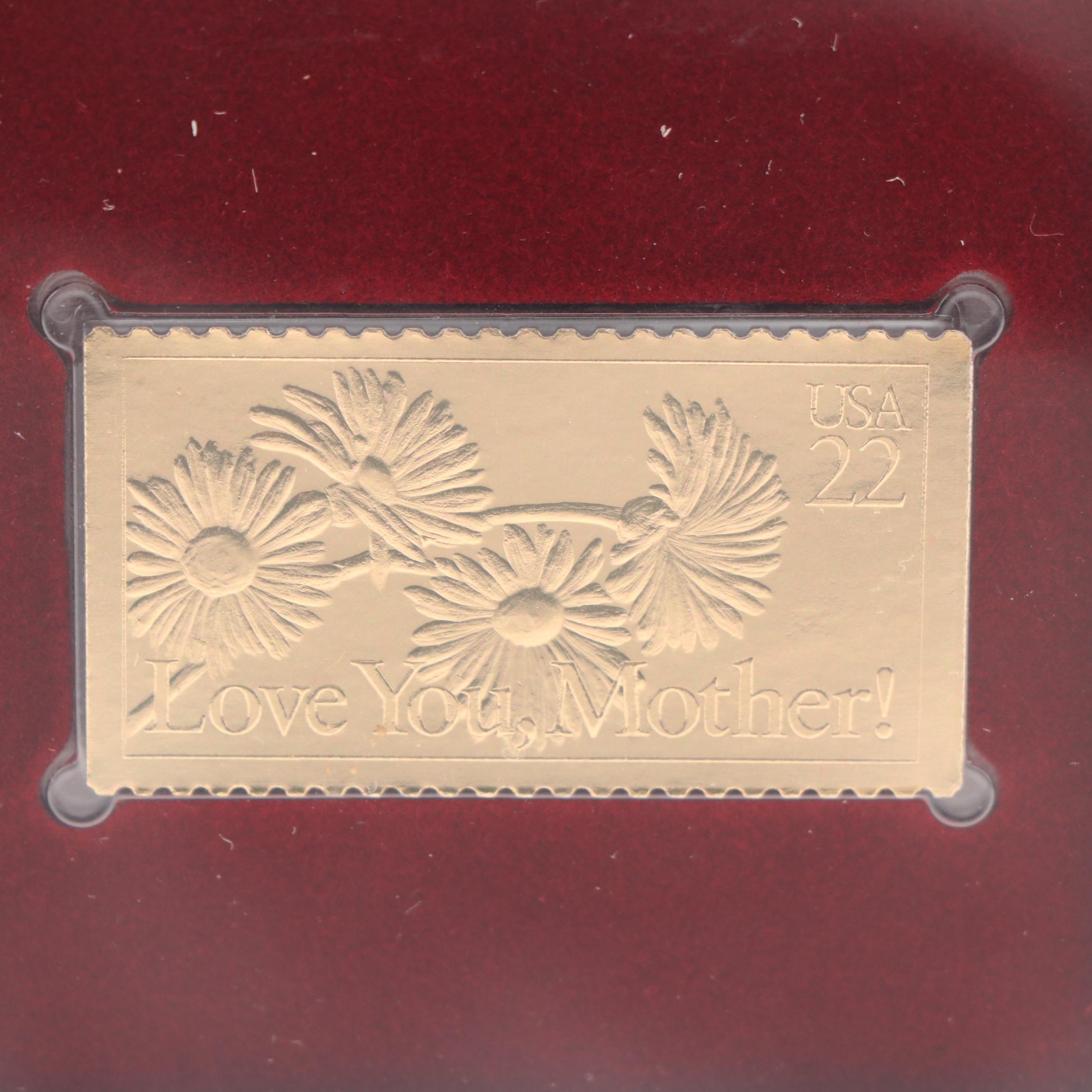 "Golden Replicas of United States Stamps"