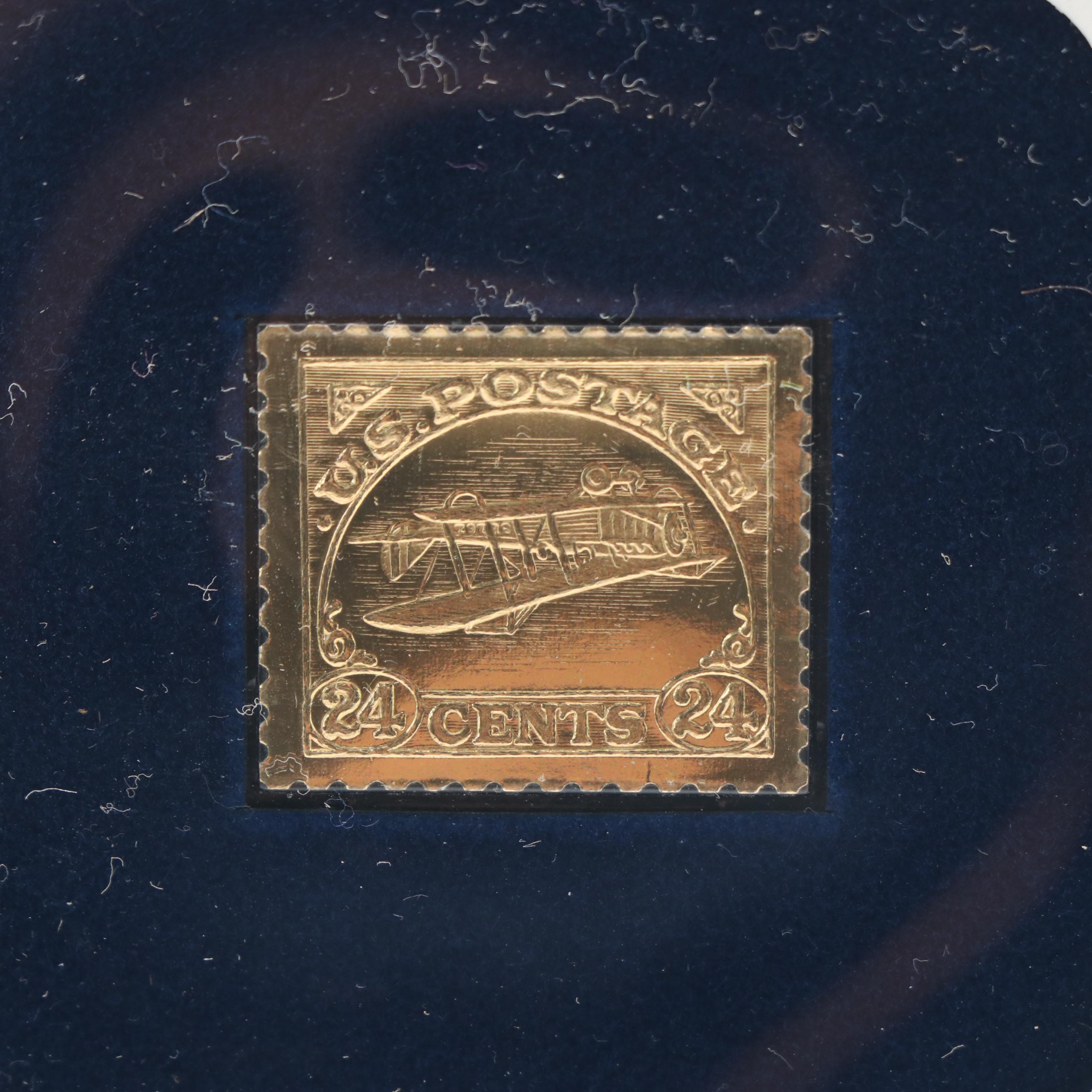 "Golden Replicas of United States Stamps"