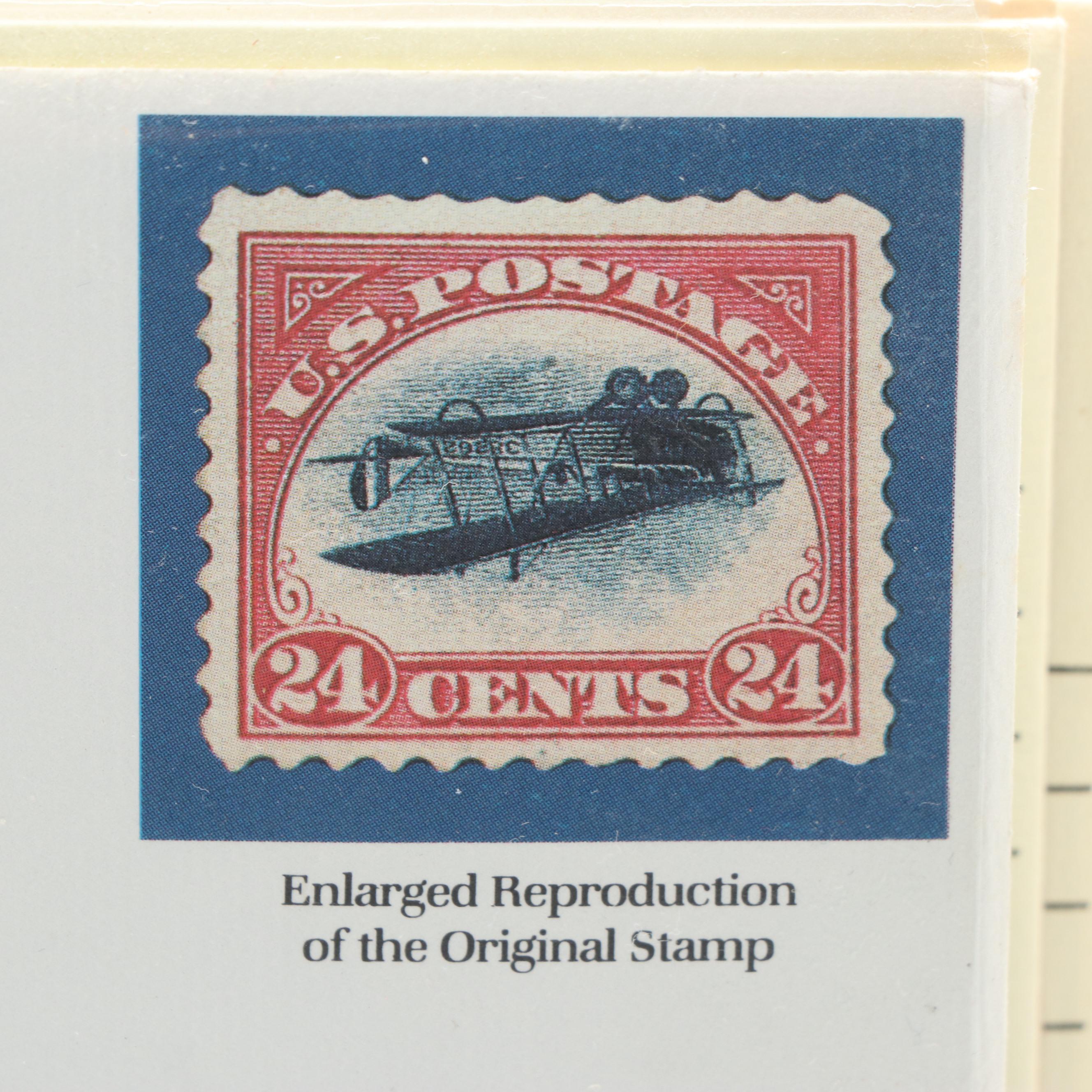 "Golden Replicas of United States Stamps"