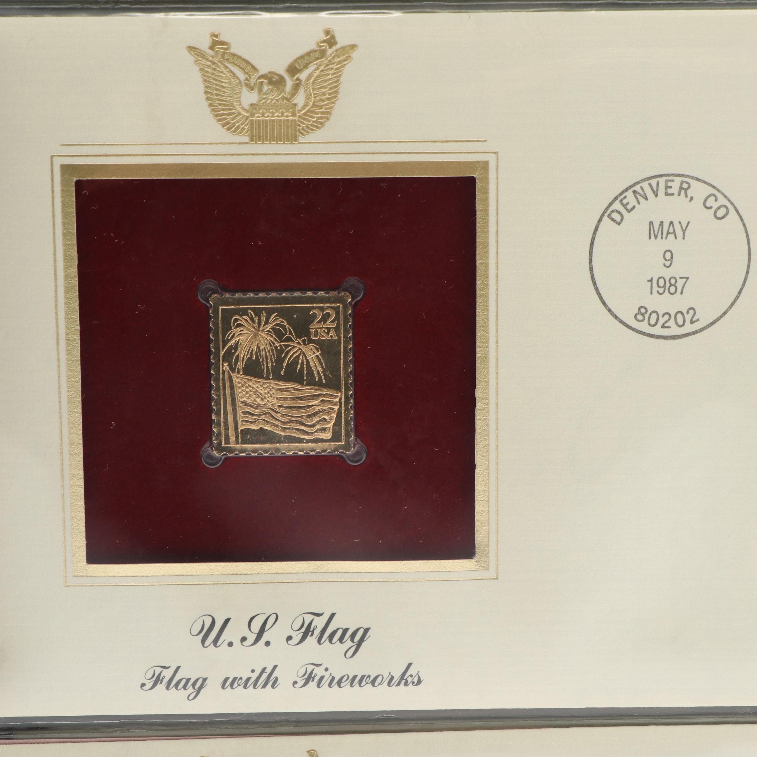 "Golden Replicas of United States Stamps"