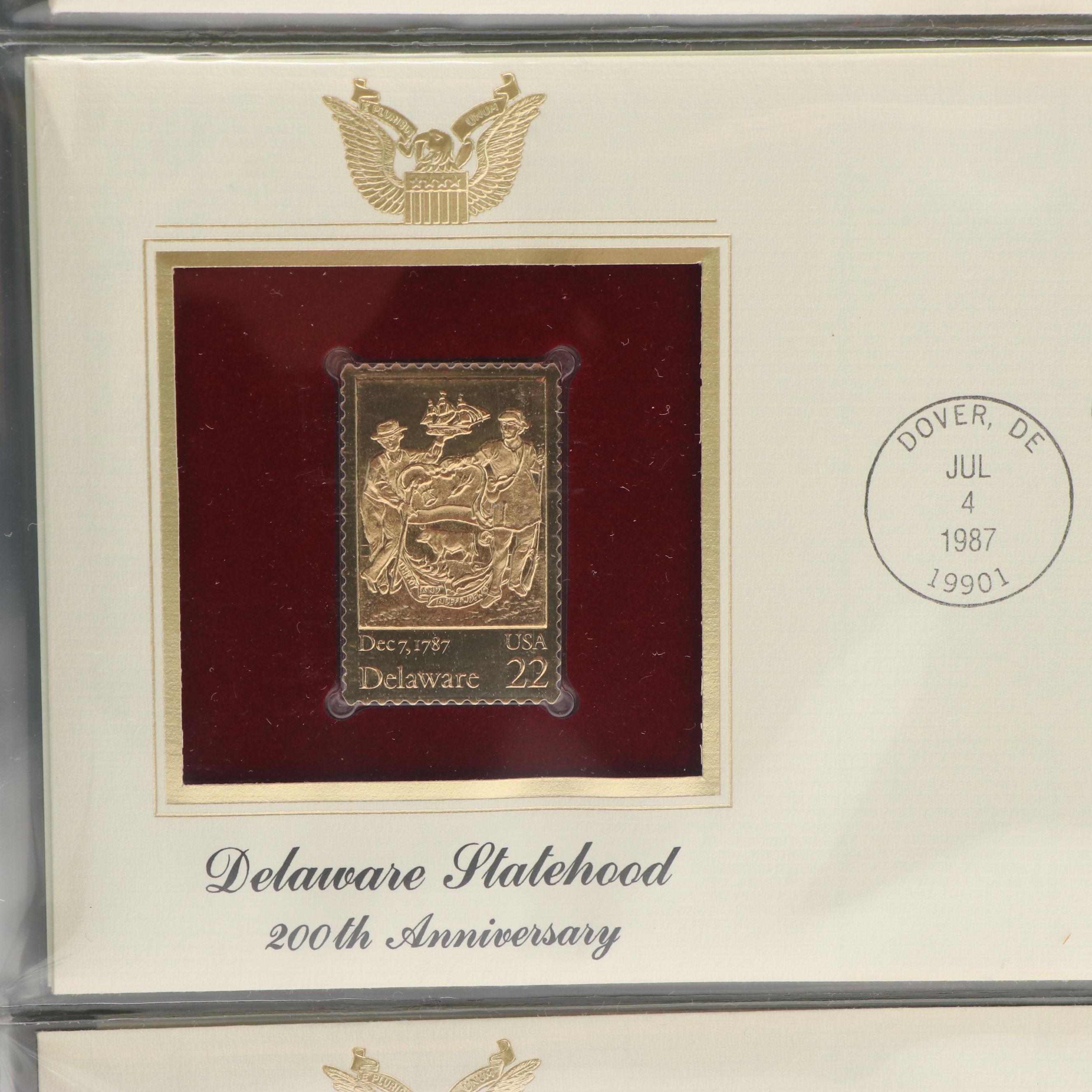 "Golden Replicas of United States Stamps"