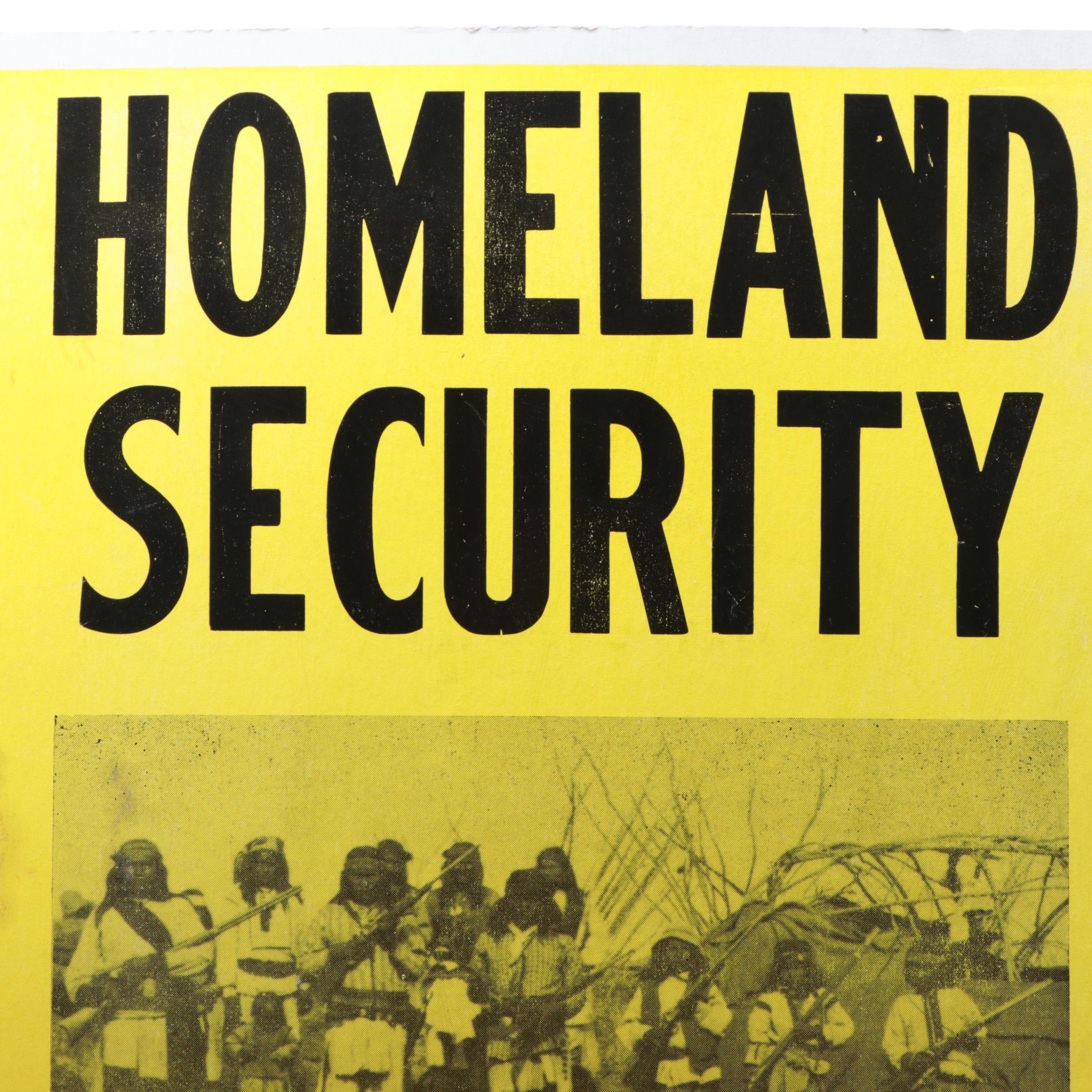Tribune Showprint Inc. "Homeland Security" Poster