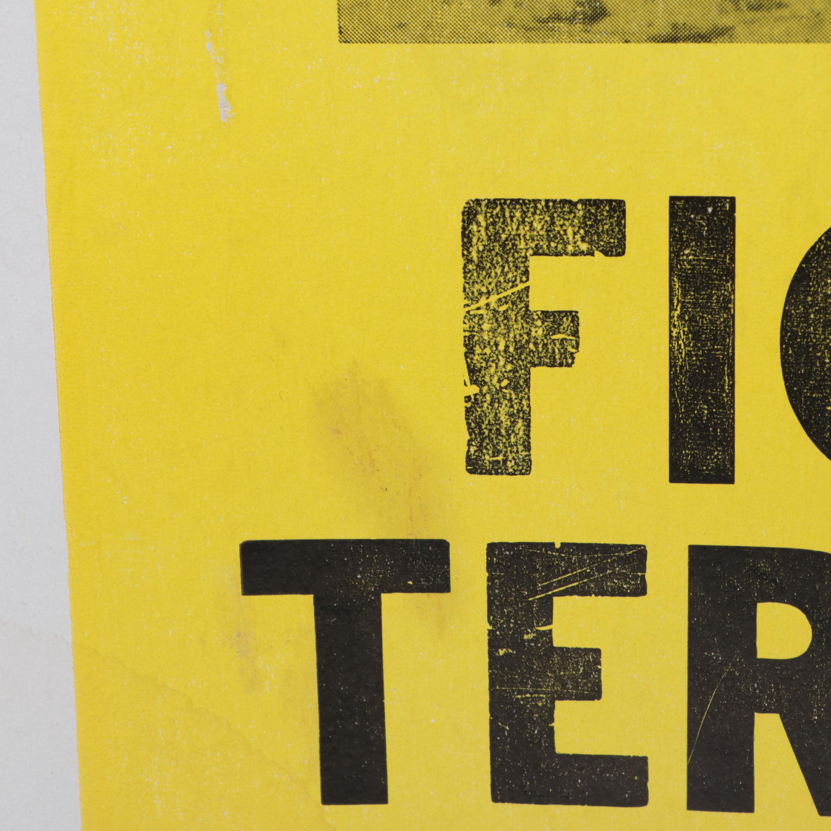 Tribune Showprint Inc. "Homeland Security" Poster