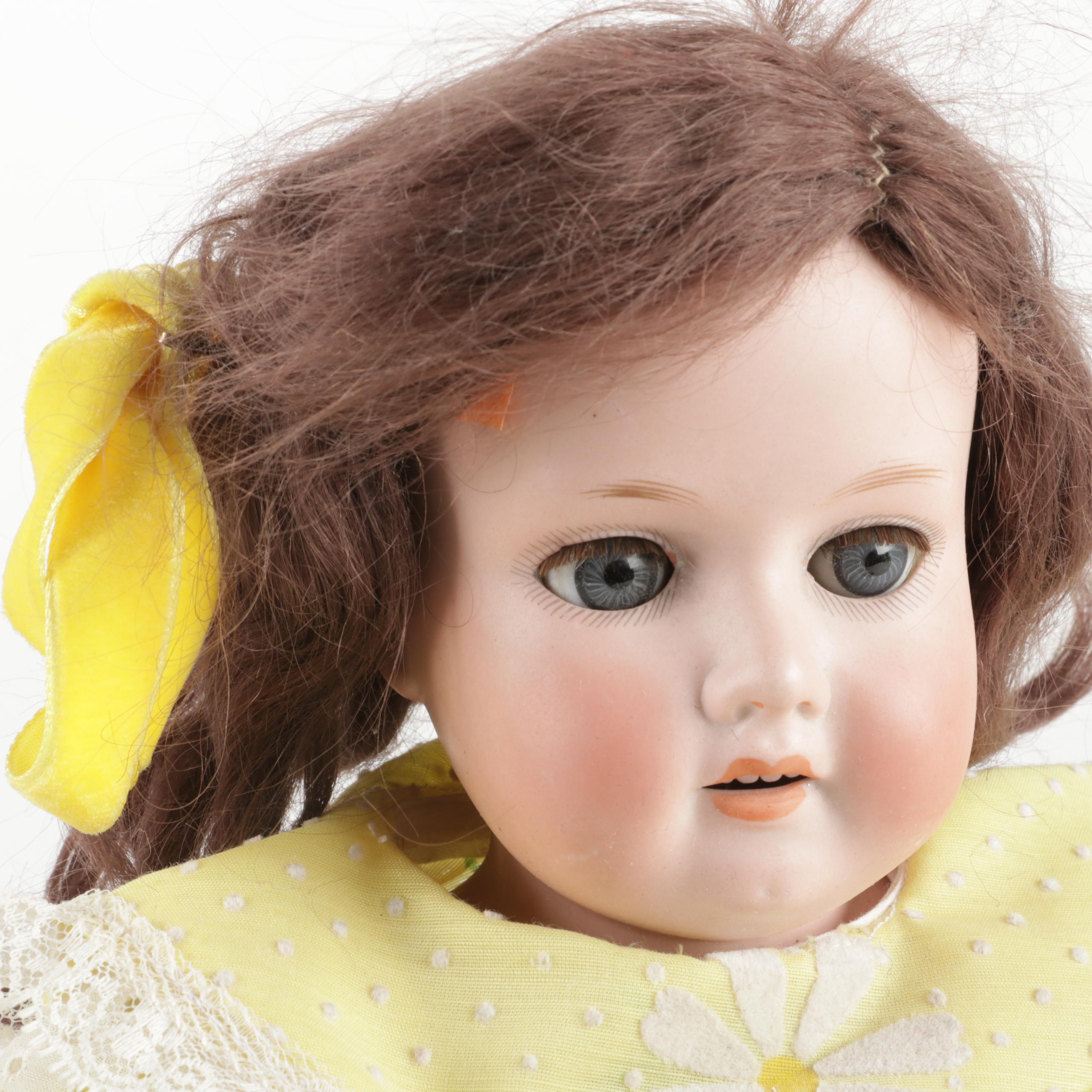 Armand Marseille Bisque and Composition Doll, Late 19th to Early 20th Century