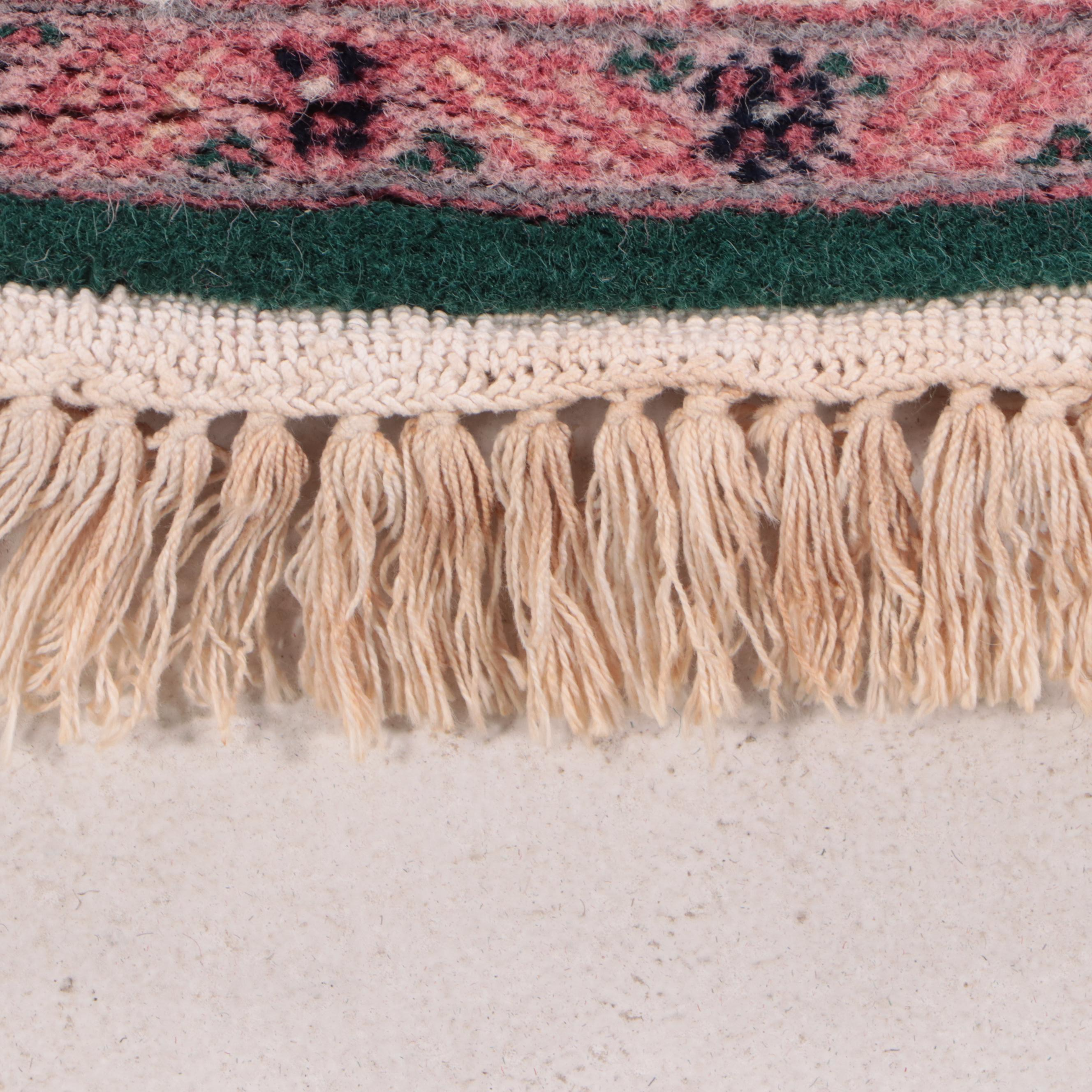 2'6 x 20'4 Hand-Knotted Indian Kashan Carpet Long Runner