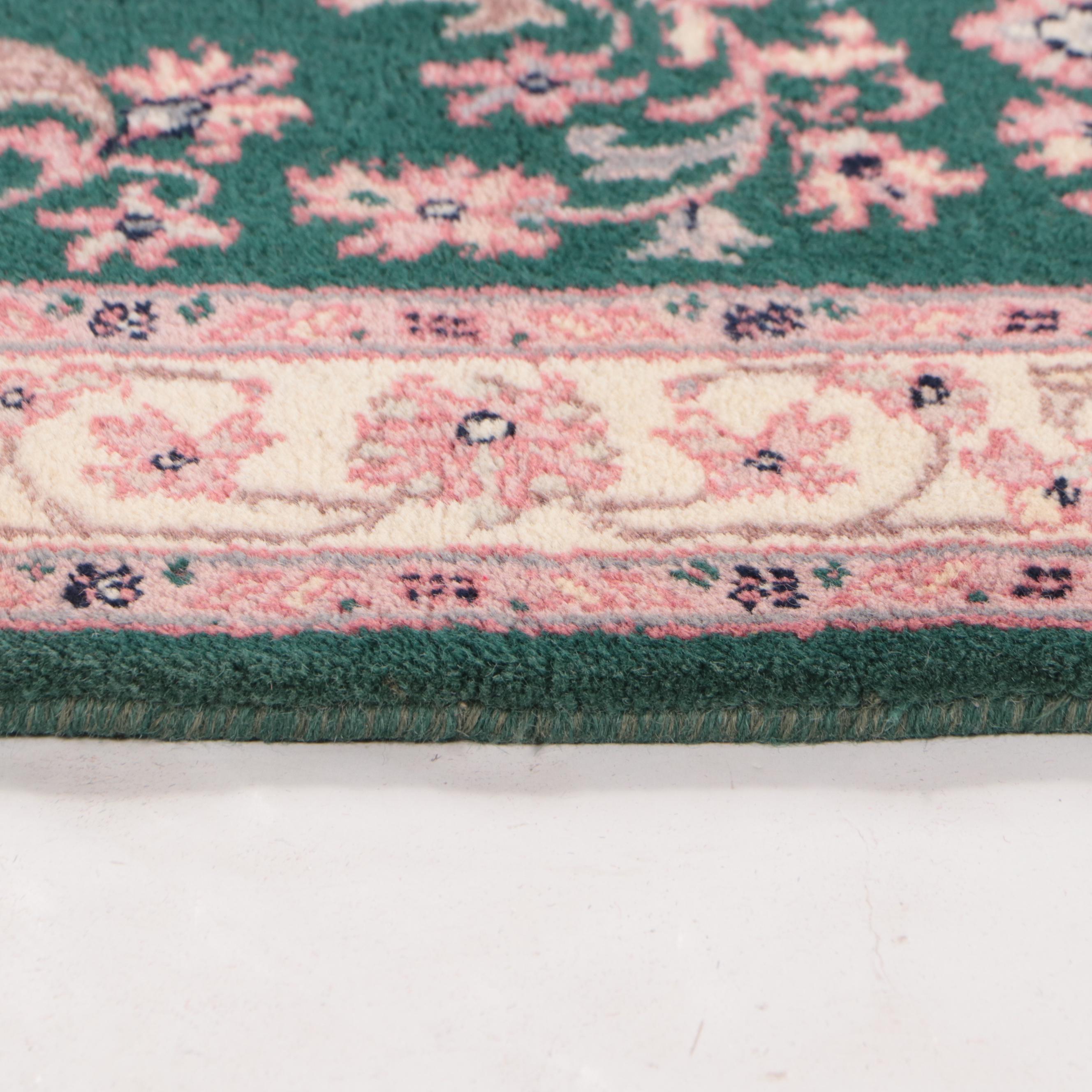 2'6 x 20'4 Hand-Knotted Indian Kashan Carpet Long Runner