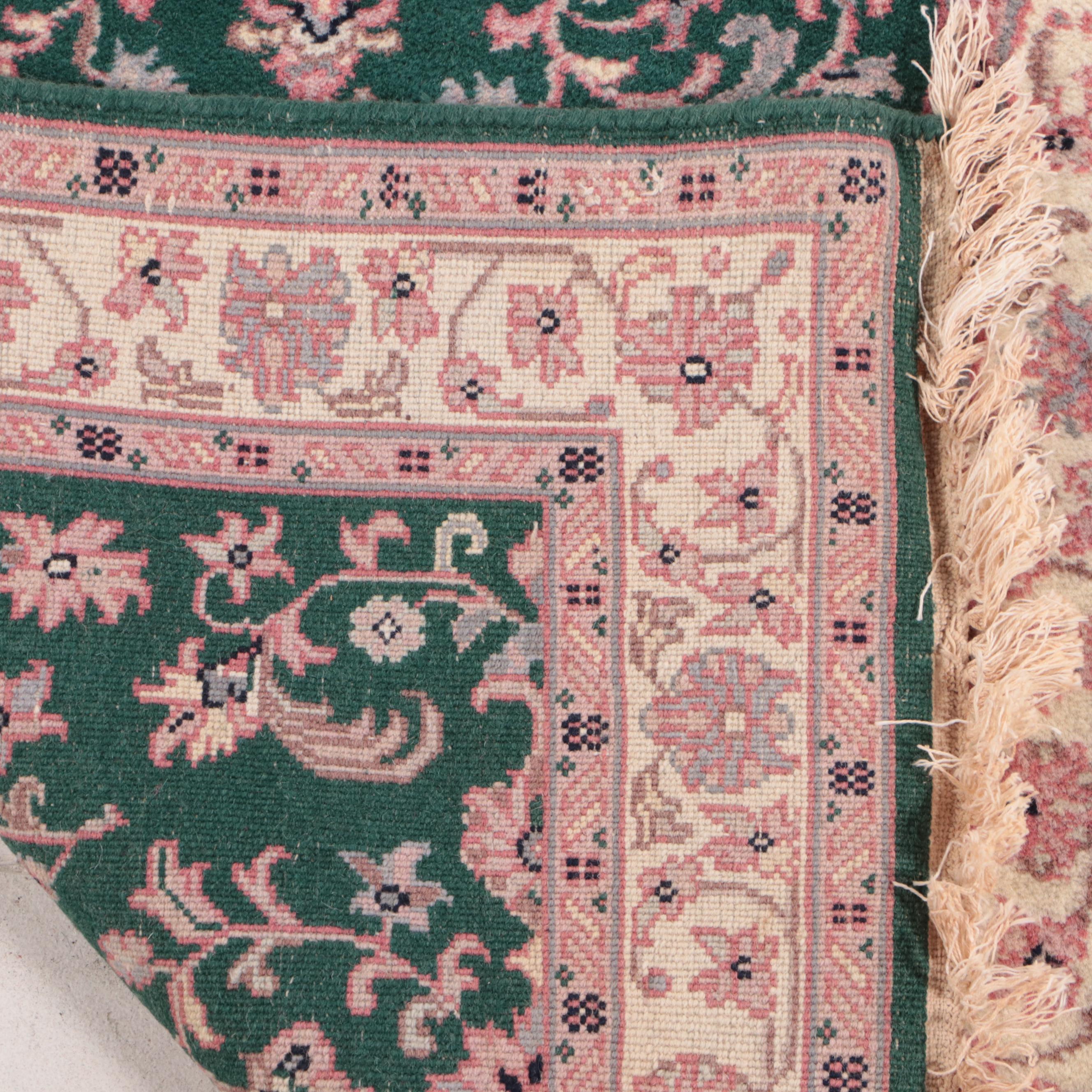 2'6 x 20'4 Hand-Knotted Indian Kashan Carpet Long Runner