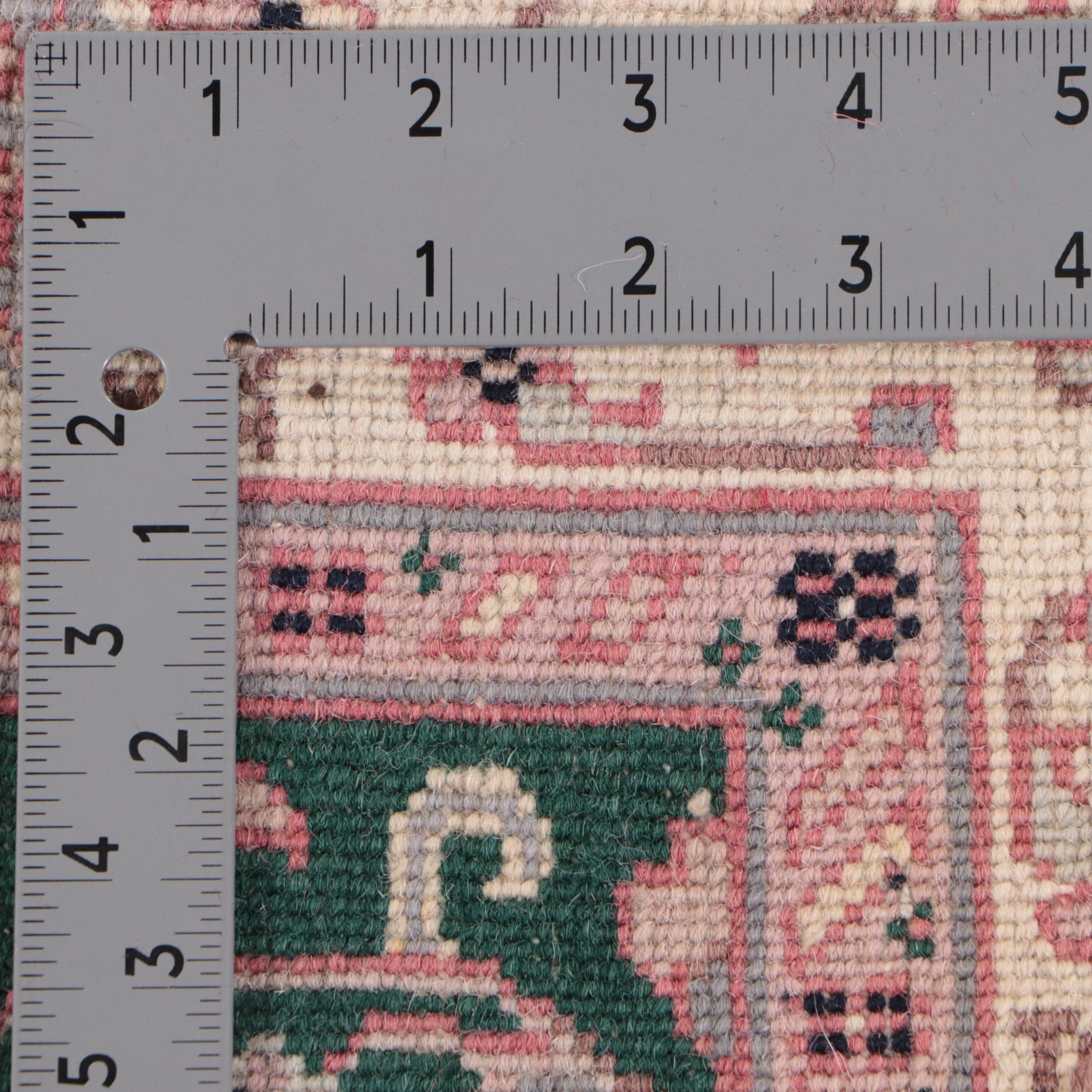 2'6 x 20'4 Hand-Knotted Indian Kashan Carpet Long Runner