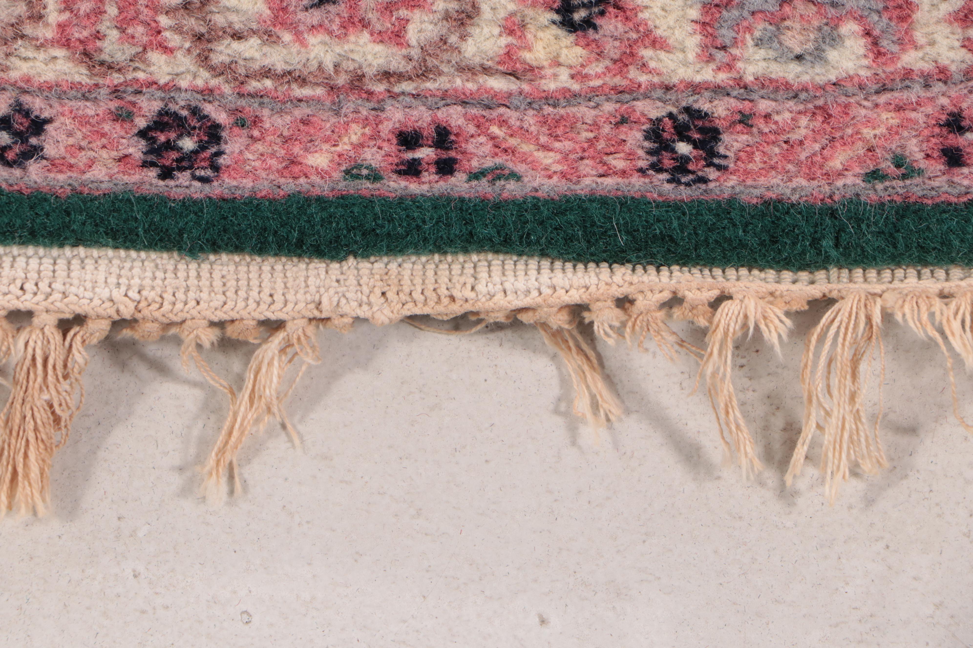 2'6 x 20'4 Hand-Knotted Indian Kashan Carpet Long Runner