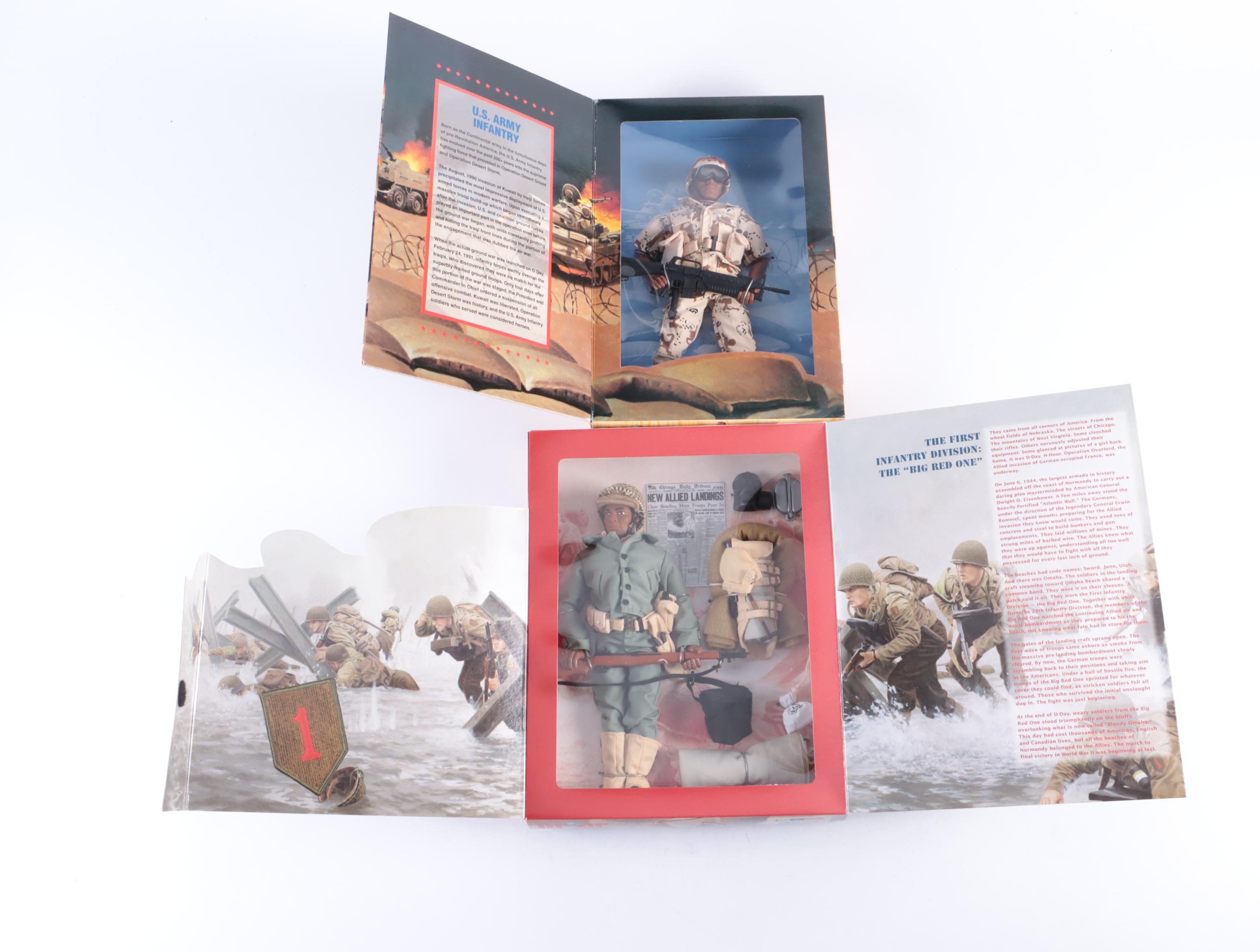 Sealed G.I. Joe Action Figures Featuring D-Day Salute, Mercury Astronaut, More