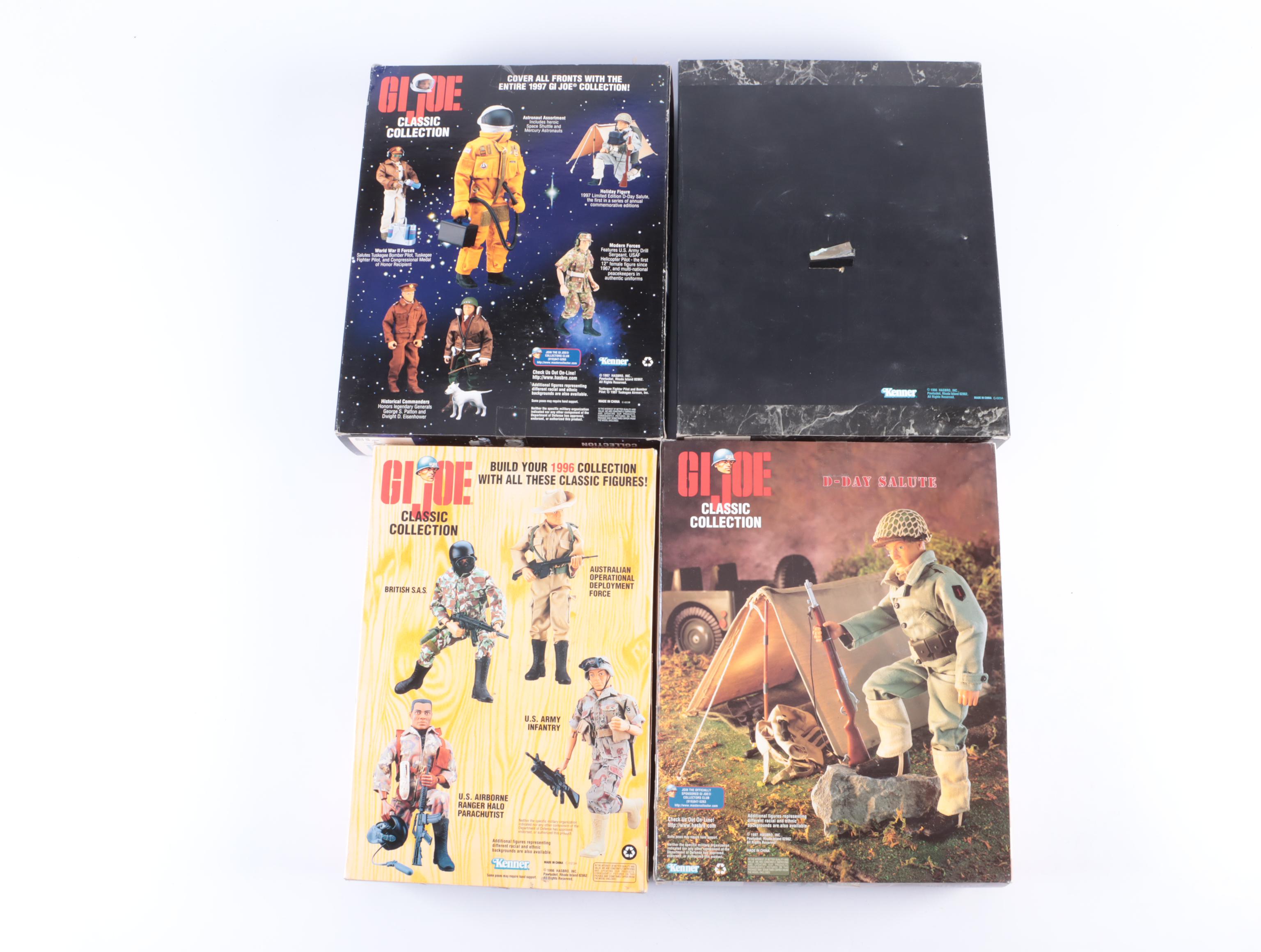 Sealed G.I. Joe Action Figures Featuring D-Day Salute, Mercury Astronaut, More