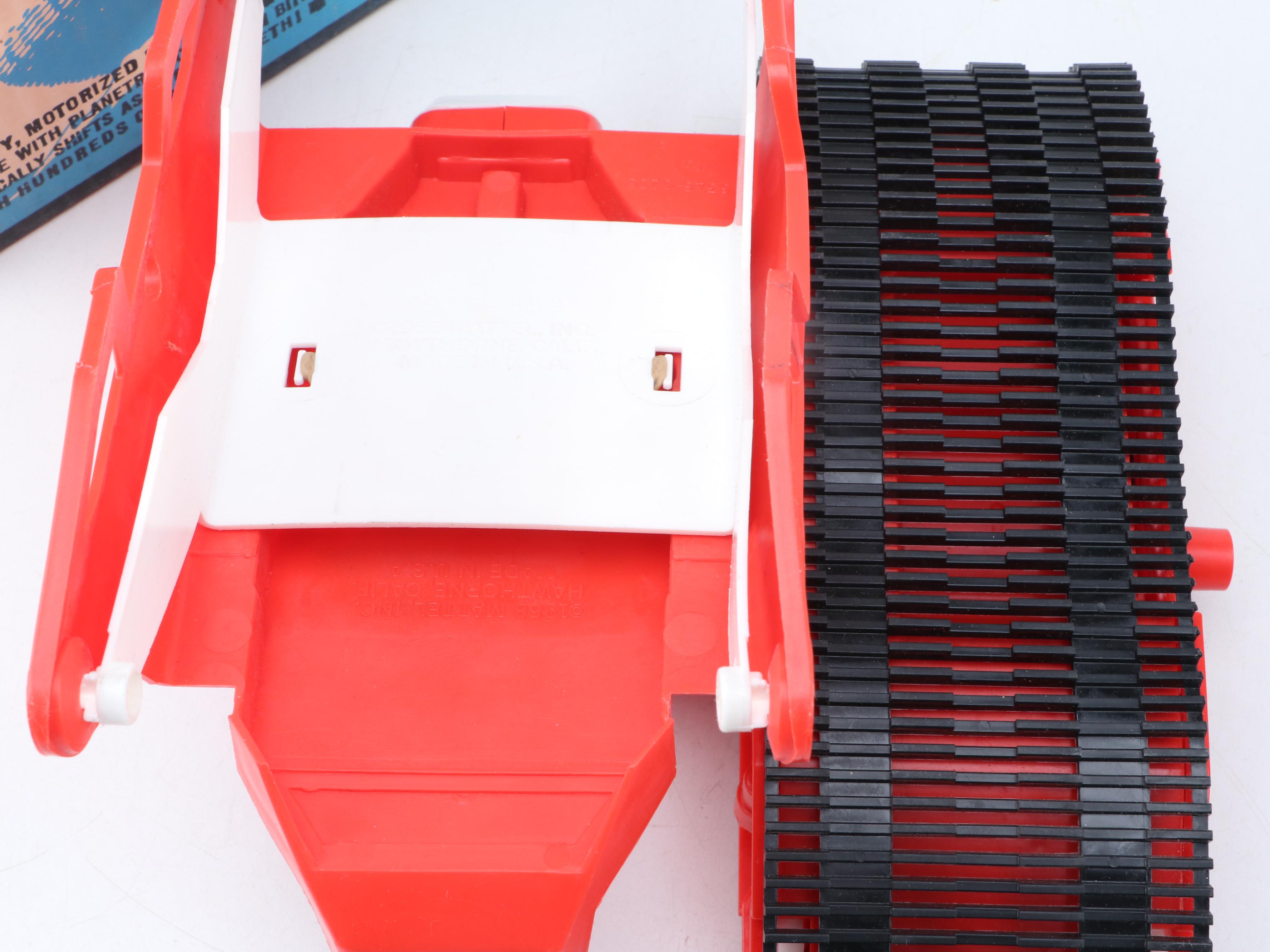 Mattel's Man In Space Action Figure, Space Bubble, and Uni-Tred Space Hauler