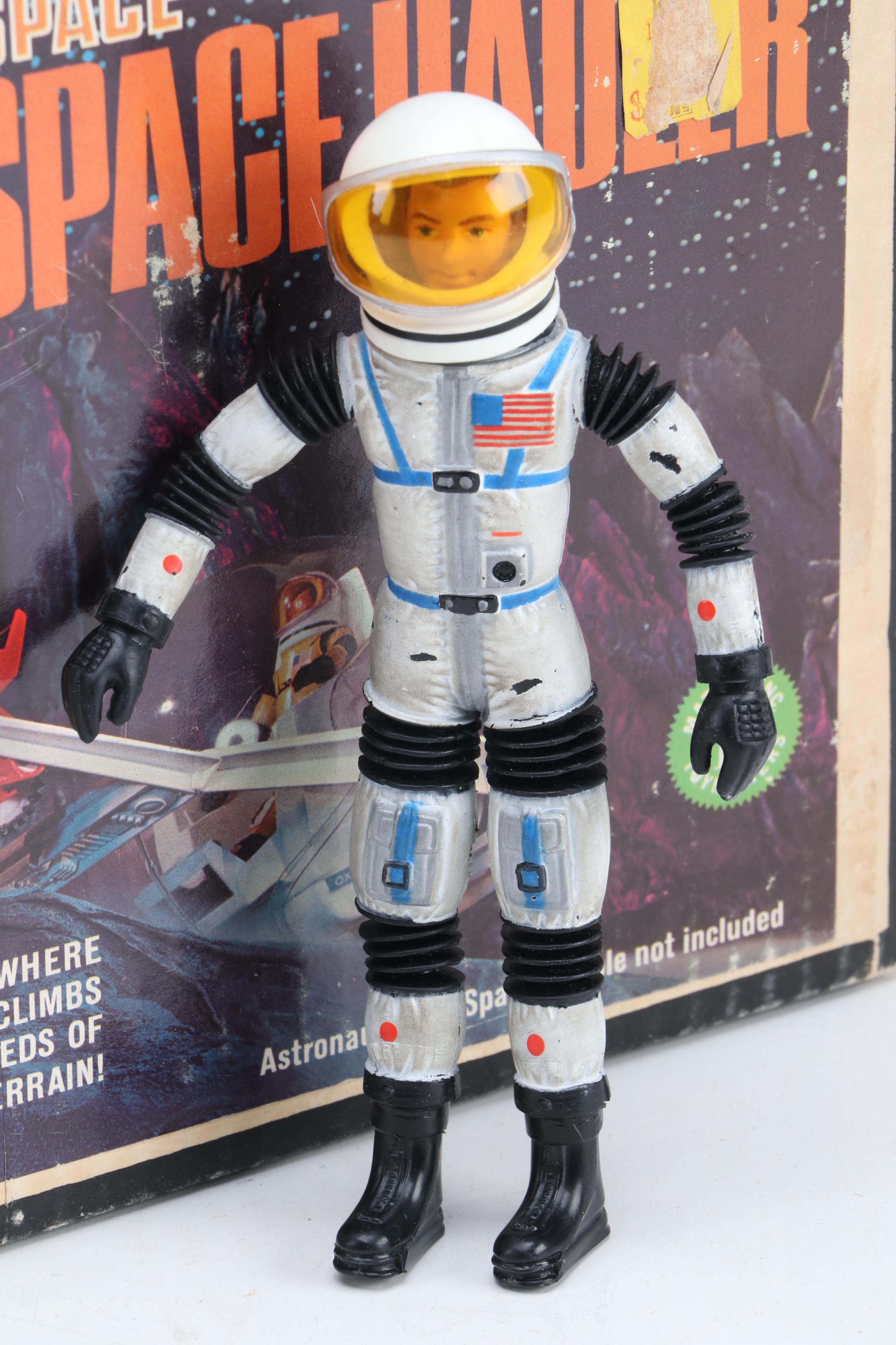 Mattel's Man In Space Action Figure, Space Bubble, and Uni-Tred Space Hauler
