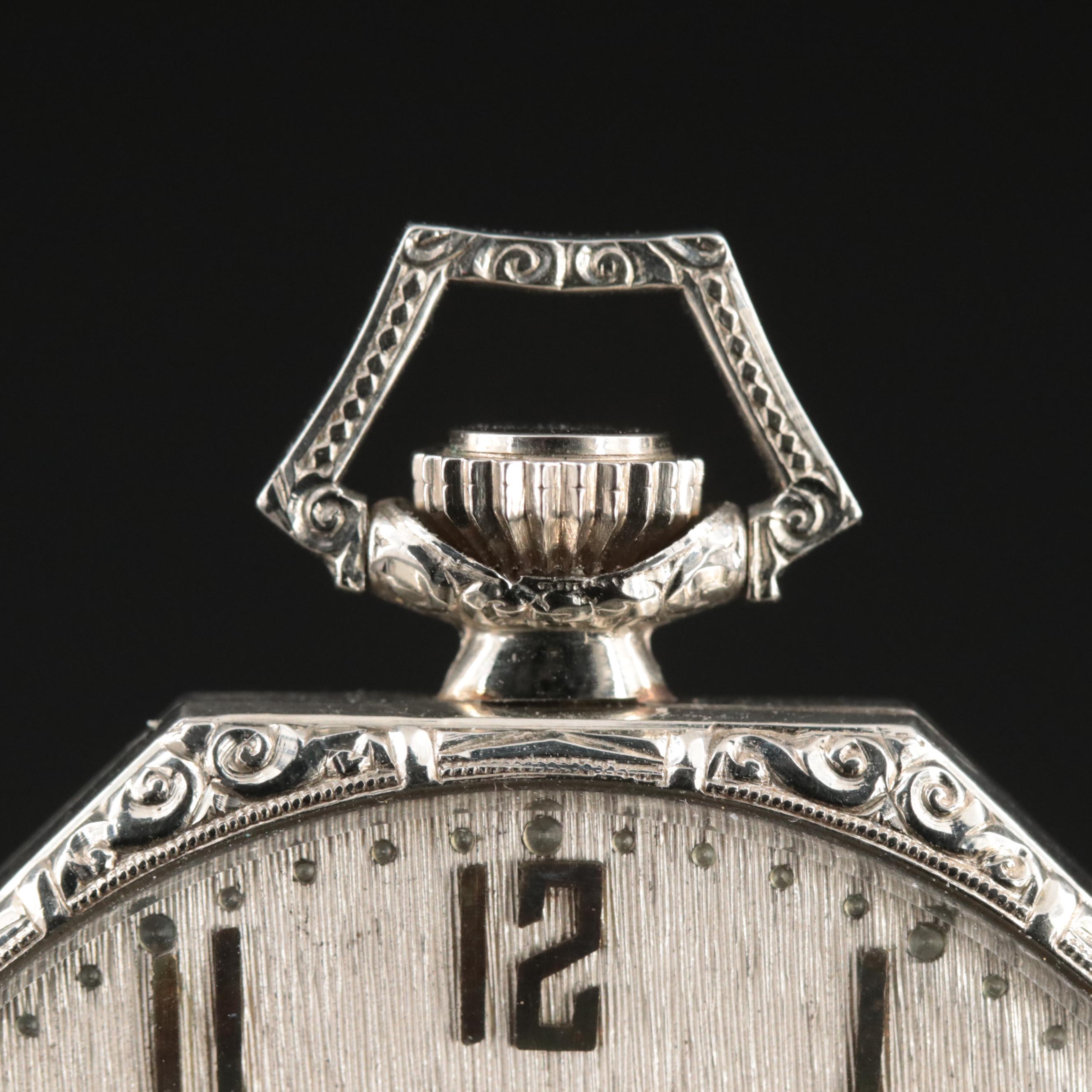 14K E. Howard Octagonal Pocket Watch