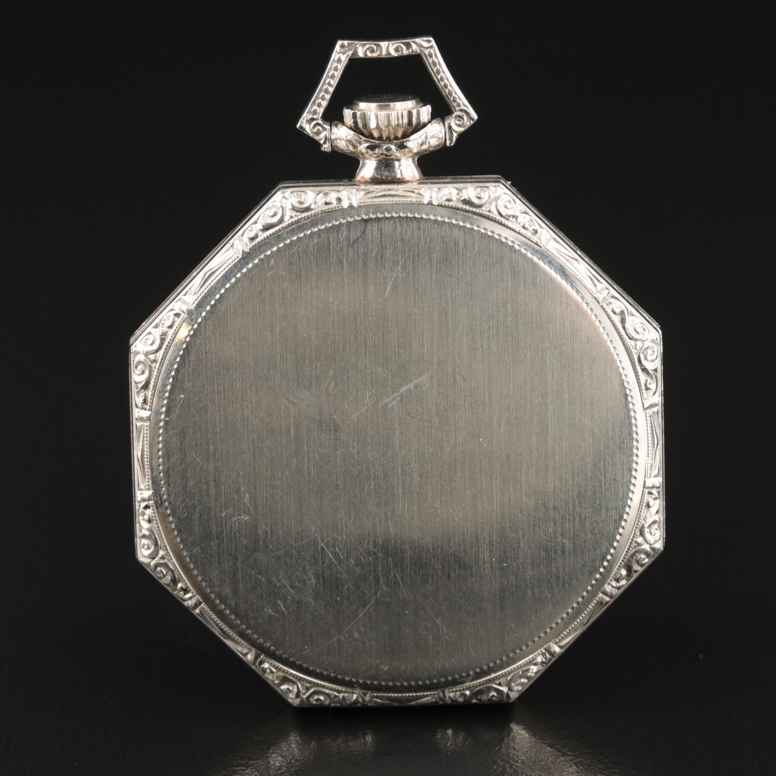 14K E. Howard Octagonal Pocket Watch