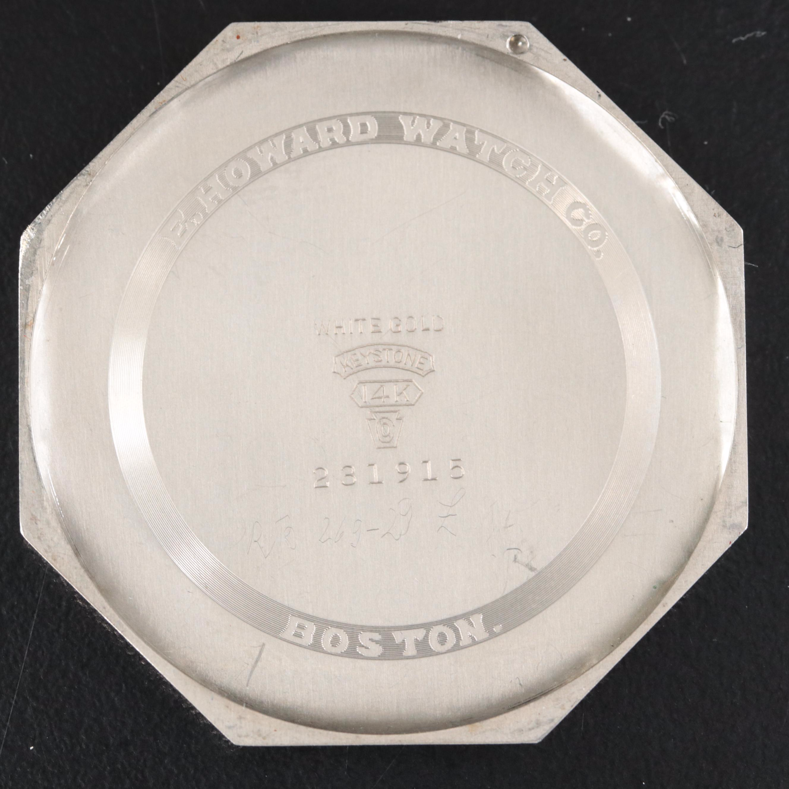 14K E. Howard Octagonal Pocket Watch