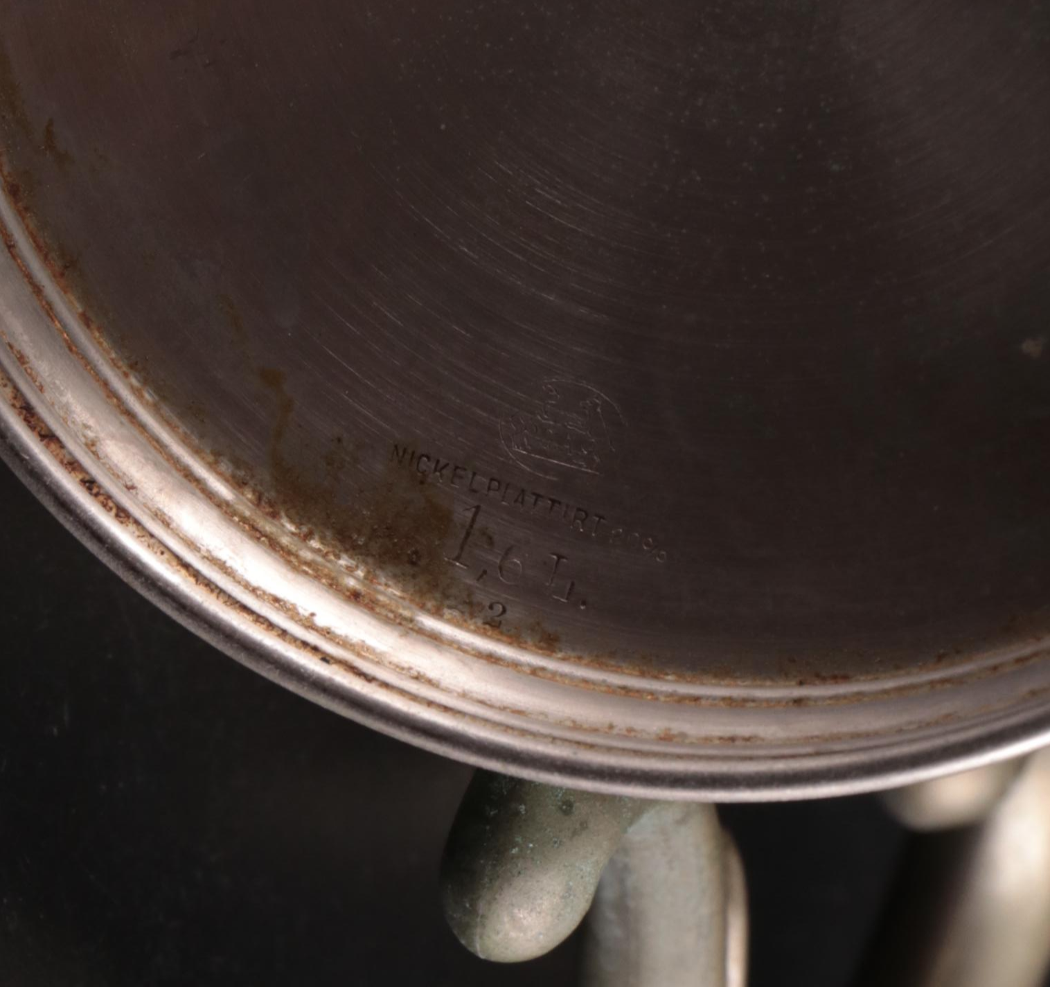 Candlestick Form Brass Table Lamp, Woodbury Pewter Porringer, and More