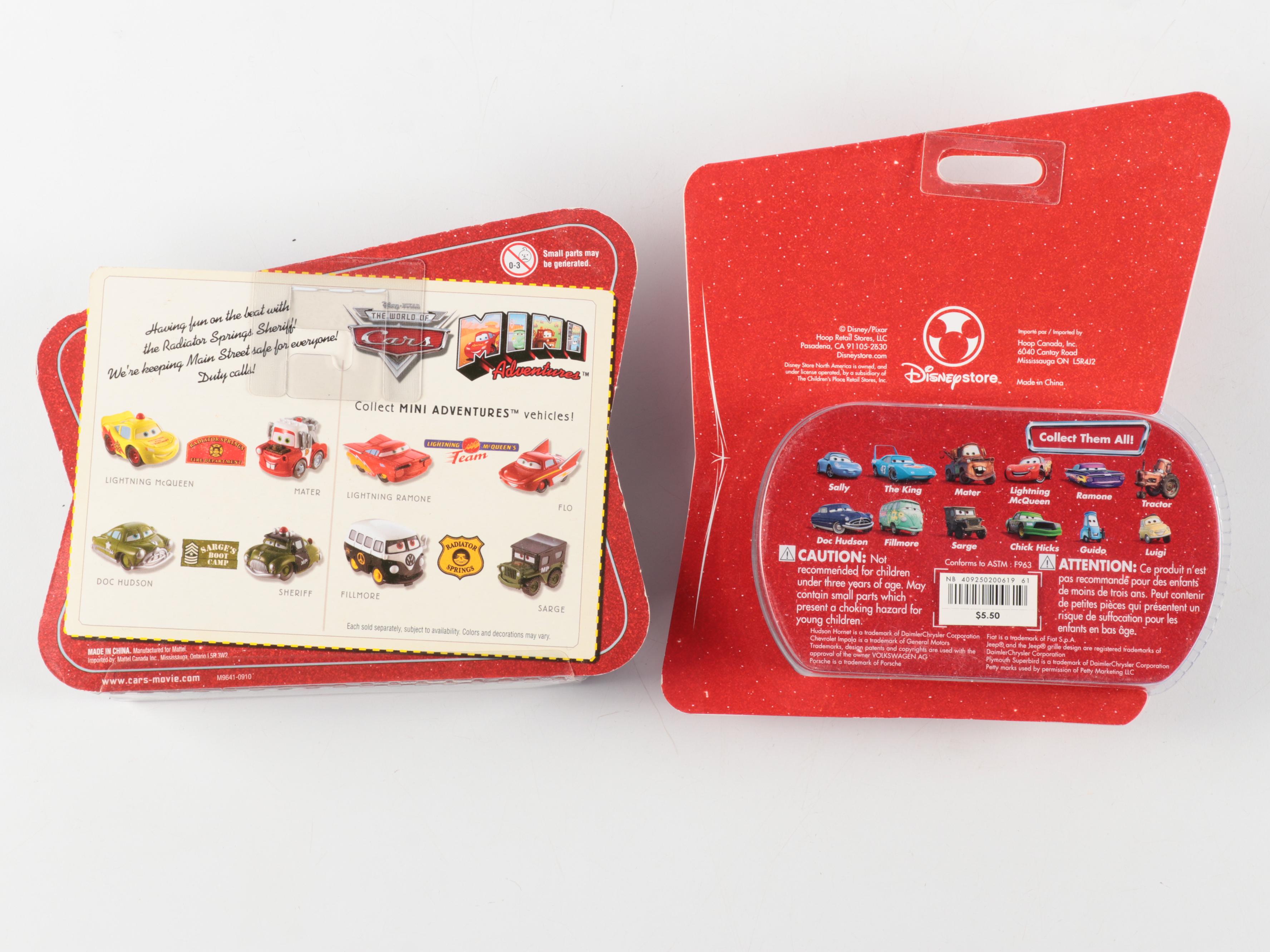 Disney Cars Lewis Hamilton, Carla Veloso, Lightning McQueen and More Toy Cars