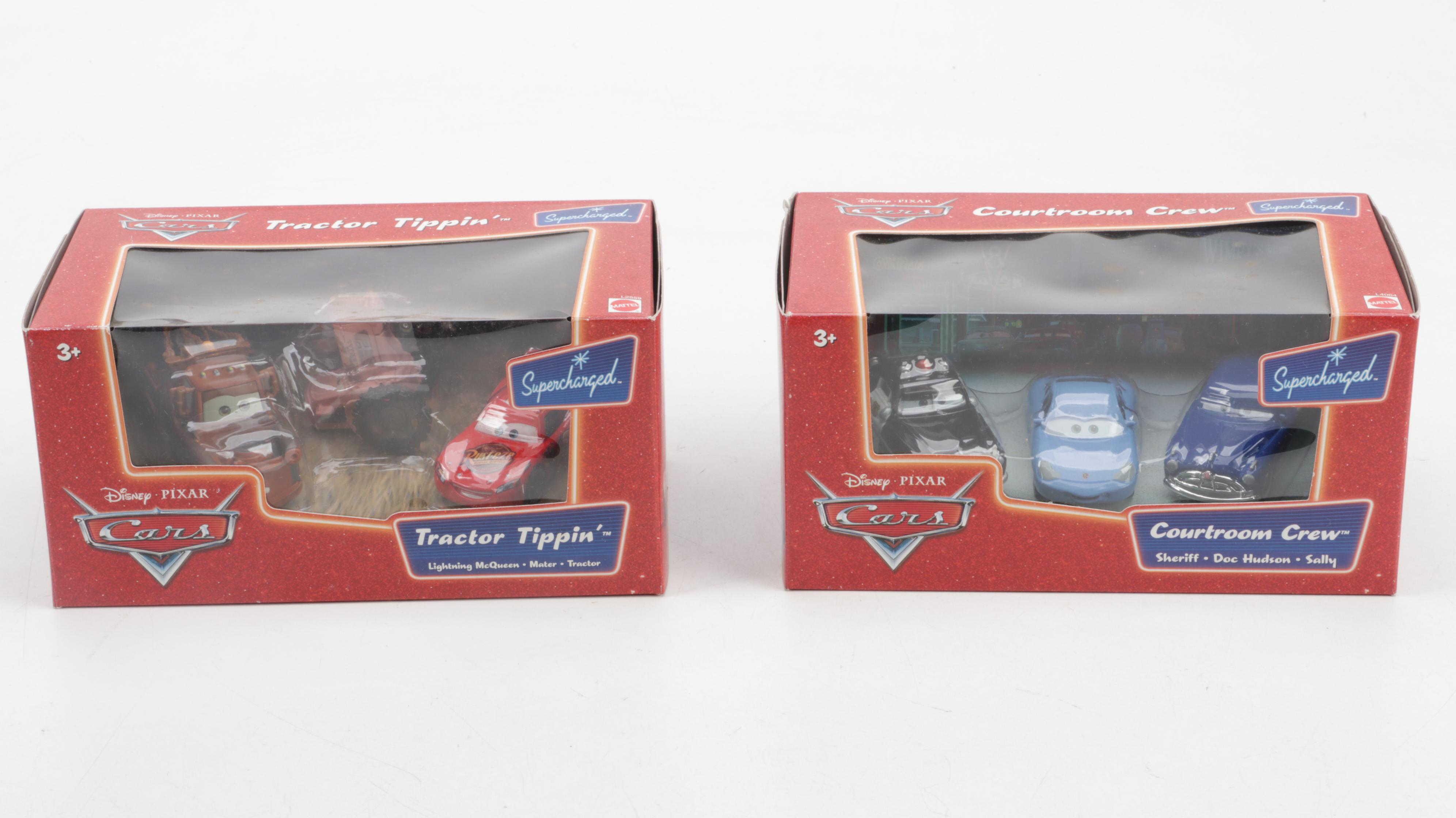 Disney Cars Tractor Tippin', Gray Hauler, Ferrari F430 and More Toy Cars