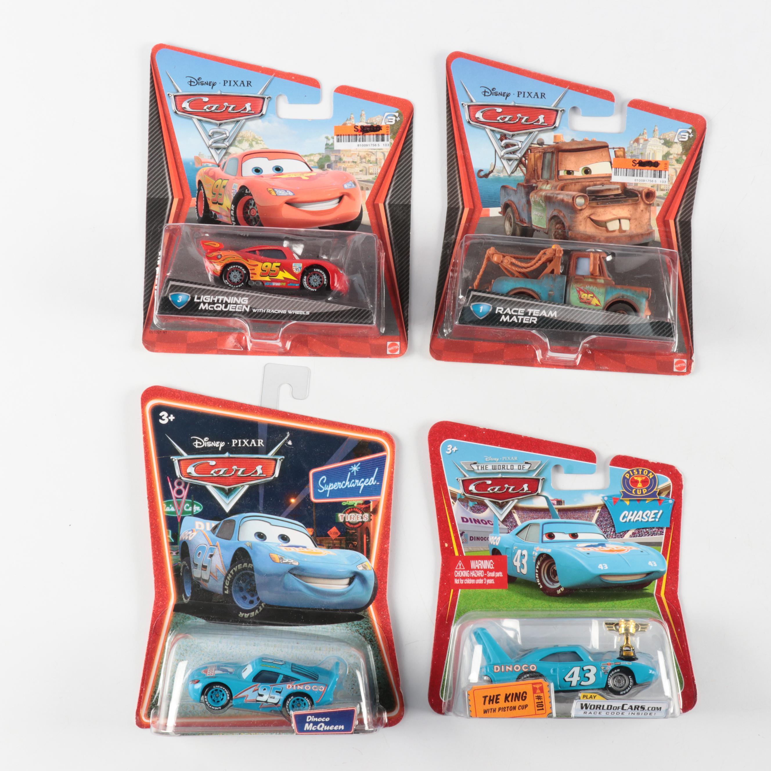 Disney Cars Lewis Hamilton, Carla Veloso, Lightning McQueen and More Toy Cars