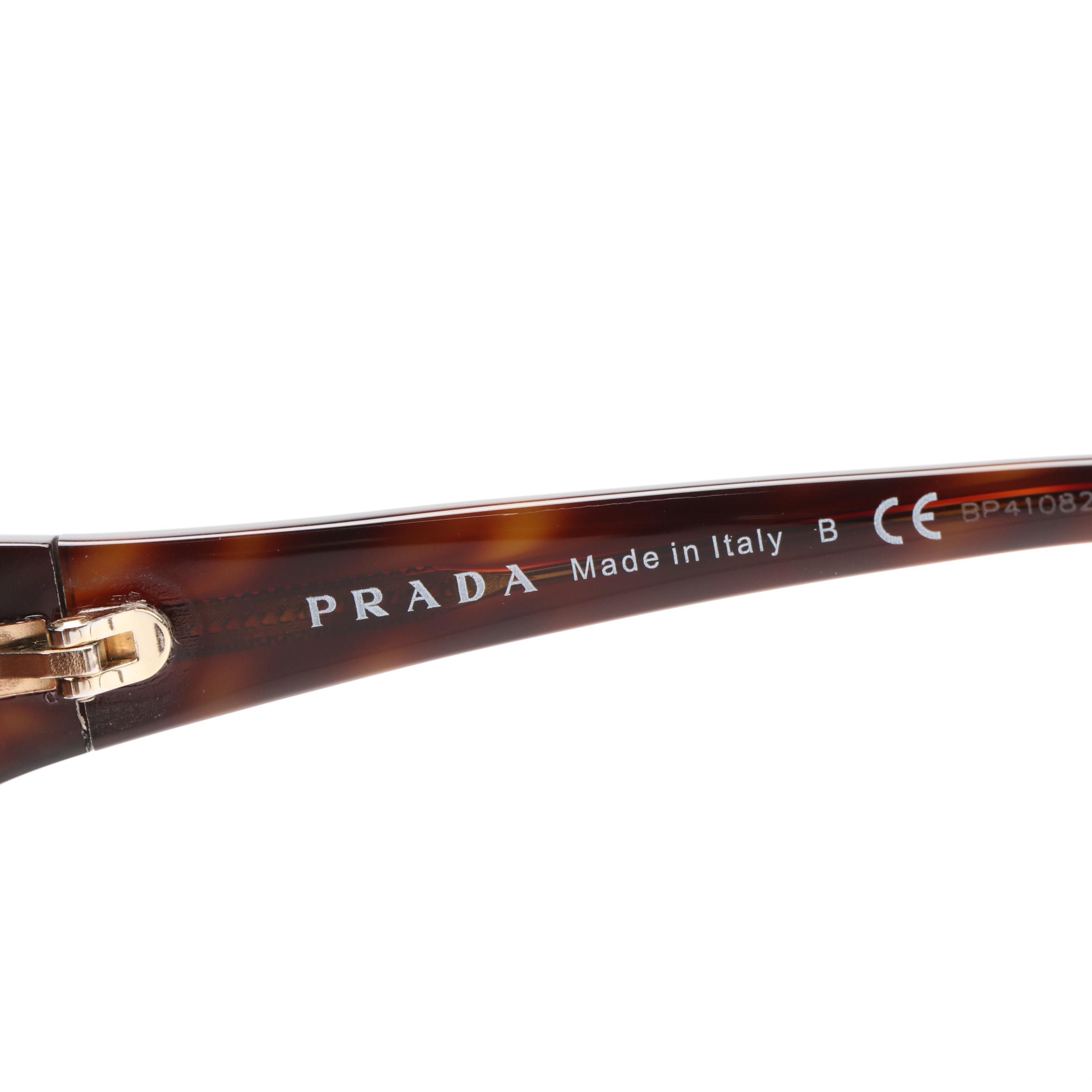 Prada PR22VS Butterfly Havana and Brown Gradient Sunglasses With Case