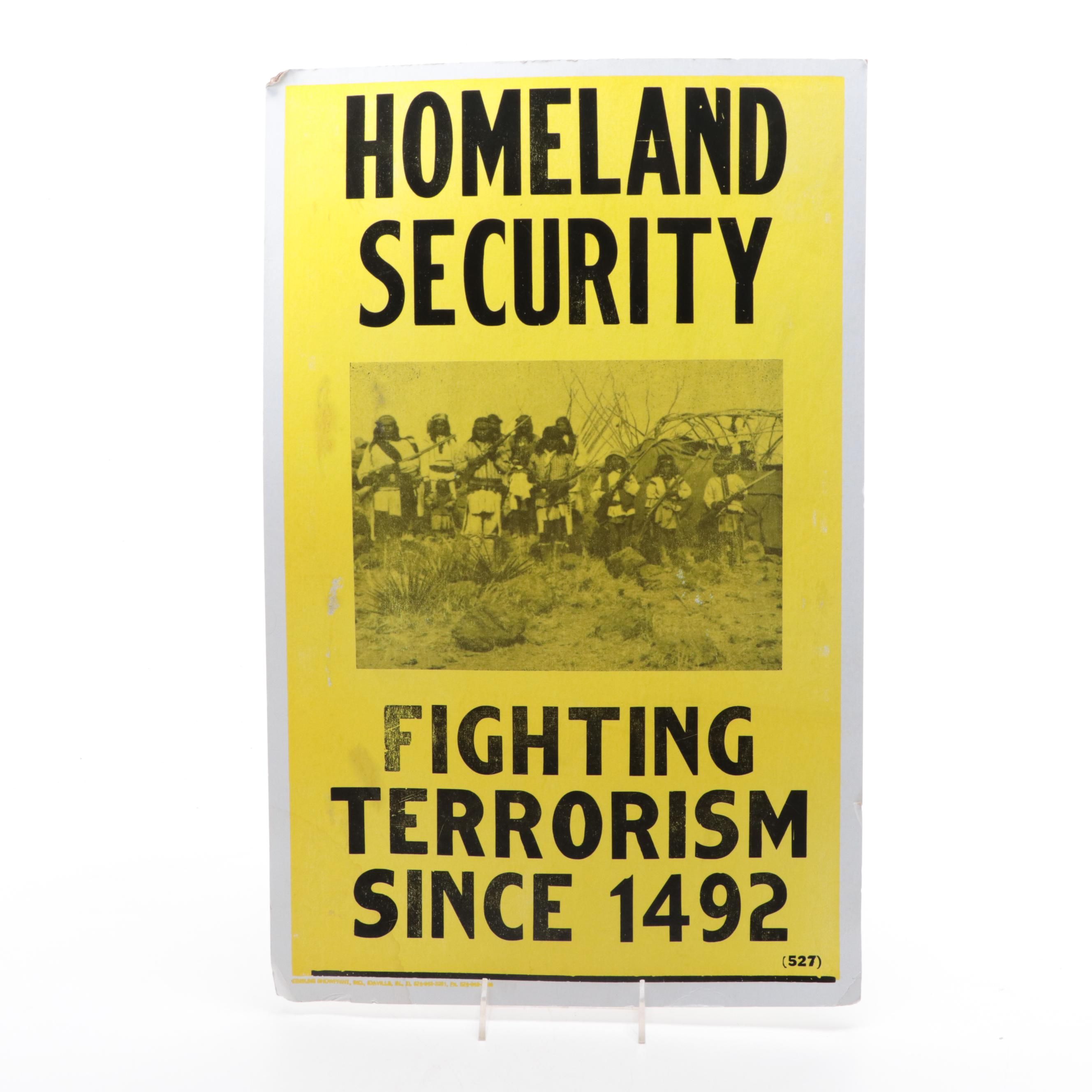 Tribune Showprint Inc. "Homeland Security" Poster