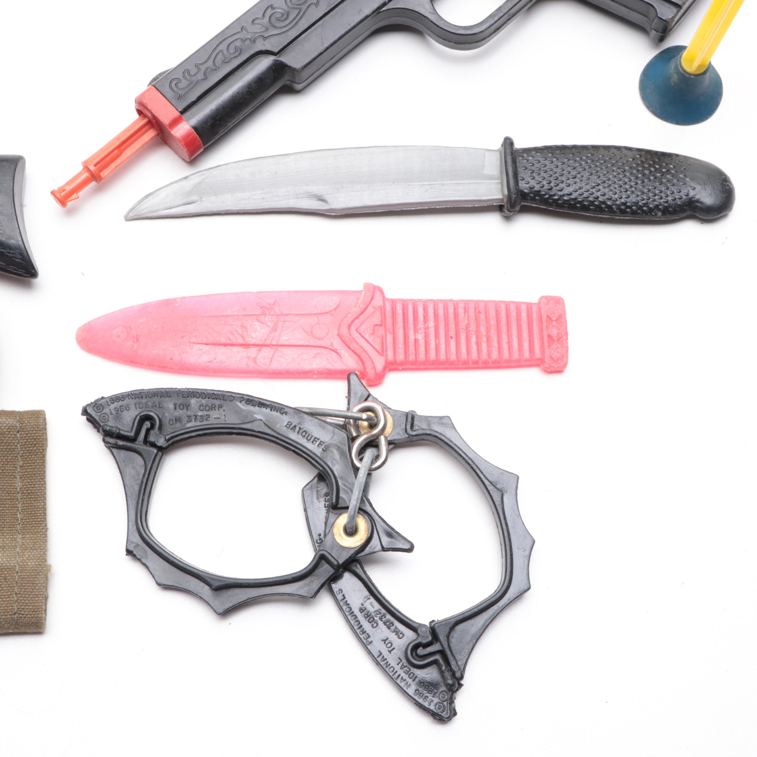 Placo, Ideal with Other Plastic Toy Guns, Soldiers, Knives and More