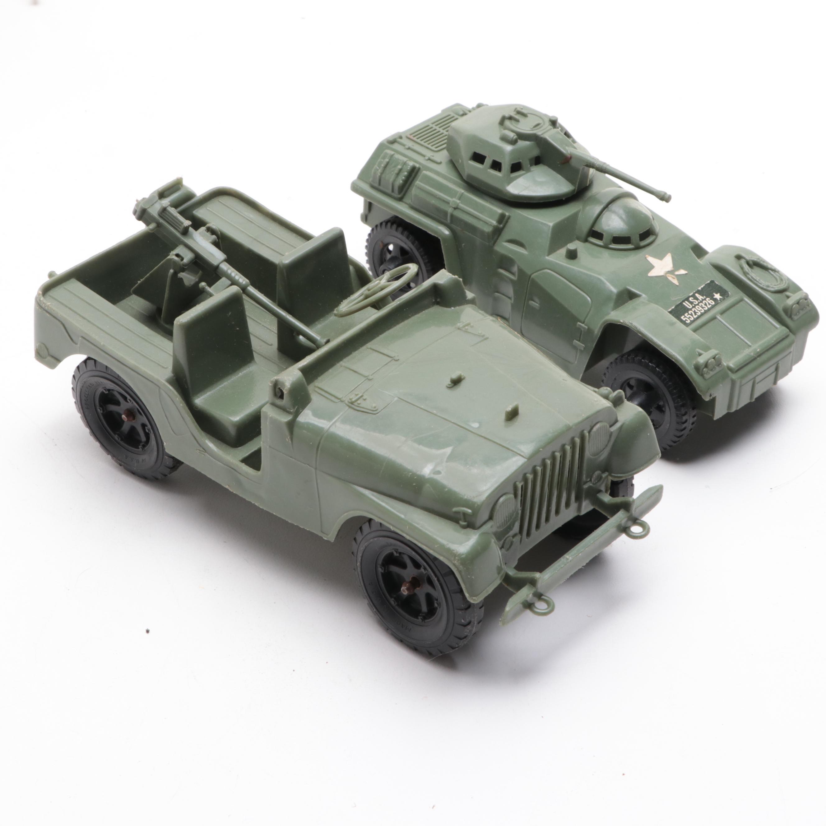 Placo, Ideal with Other Plastic Toy Guns, Soldiers, Knives and More