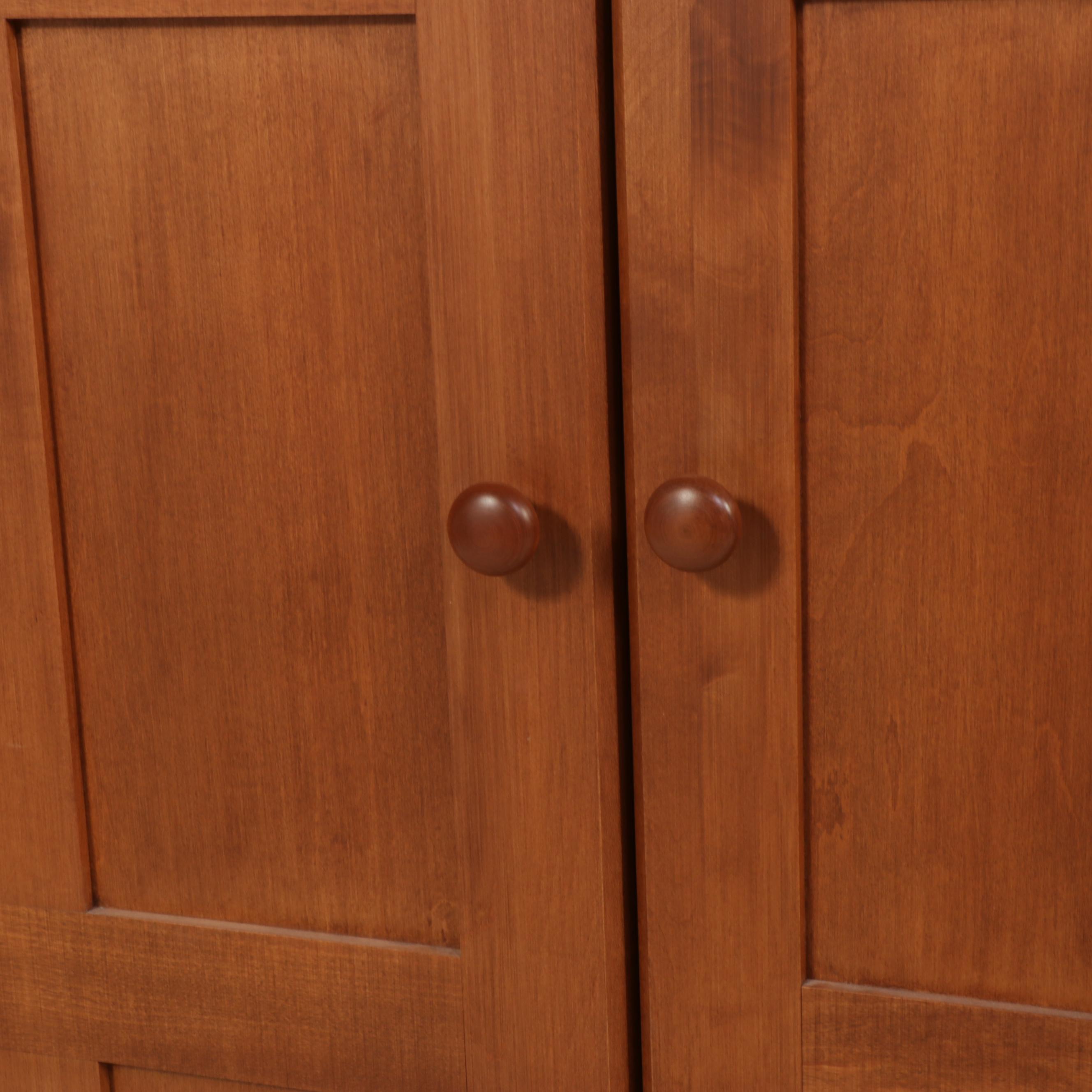 Nadeau Canada Shaker Style Maple Armoire