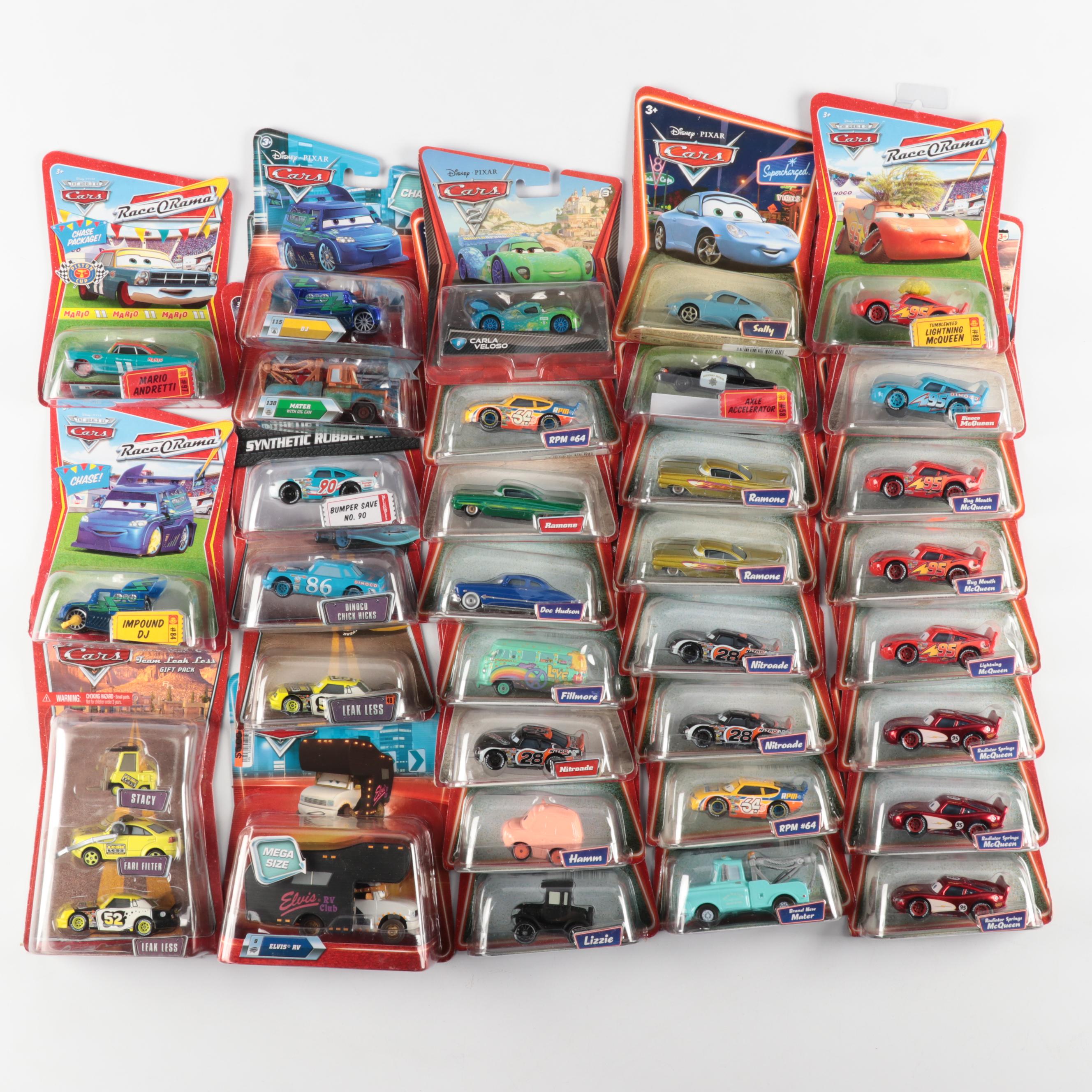 Disney Care Impound DJ, Nater, Ramone, Bug Mouth McQueen and More Toy Cars
