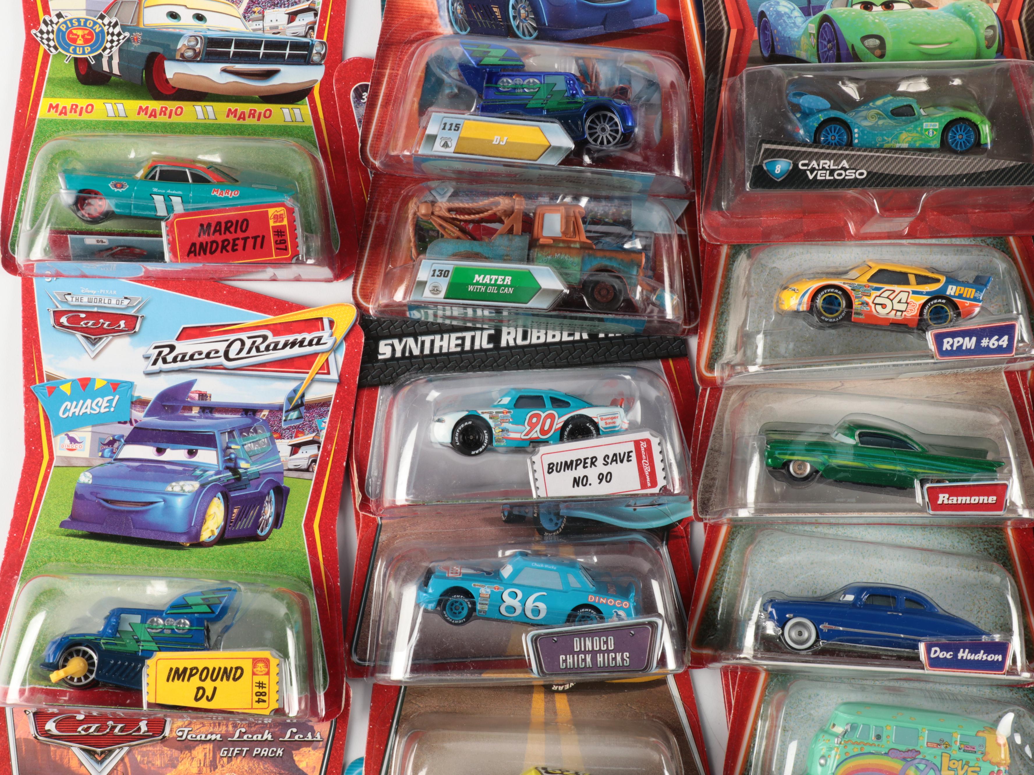 Disney Care Impound DJ, Nater, Ramone, Bug Mouth McQueen and More Toy Cars