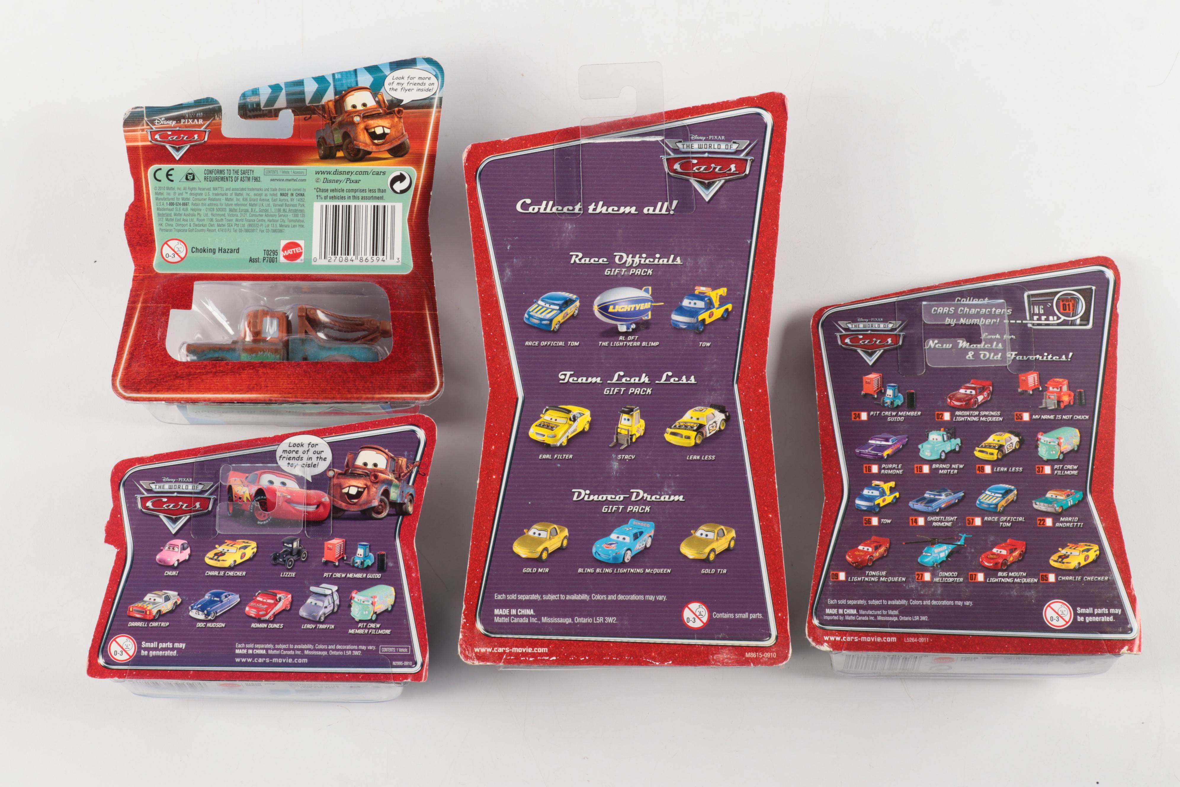 Disney Care Impound DJ, Nater, Ramone, Bug Mouth McQueen and More Toy Cars