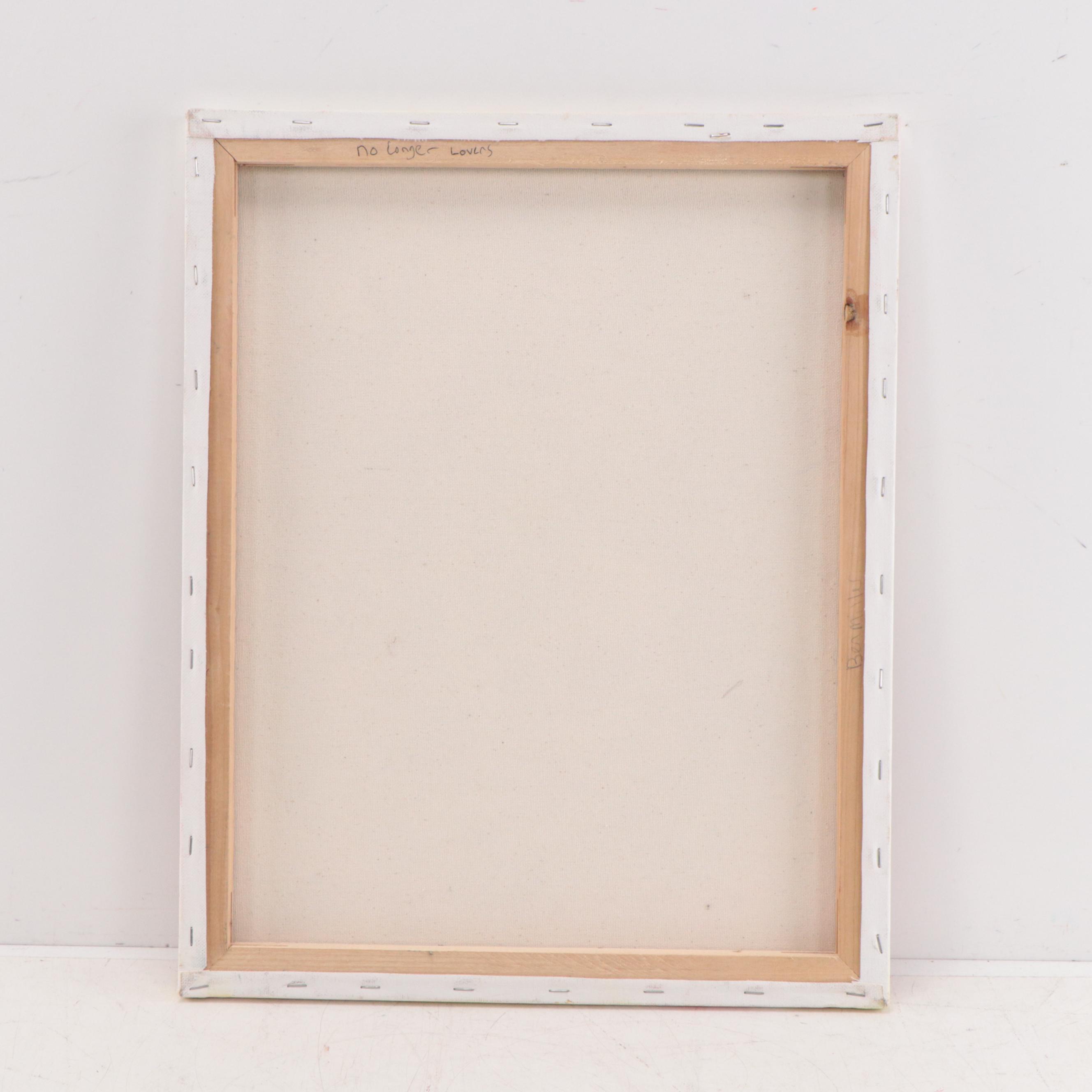 Ben Miller Abstract Painting "No Longer Lovers"