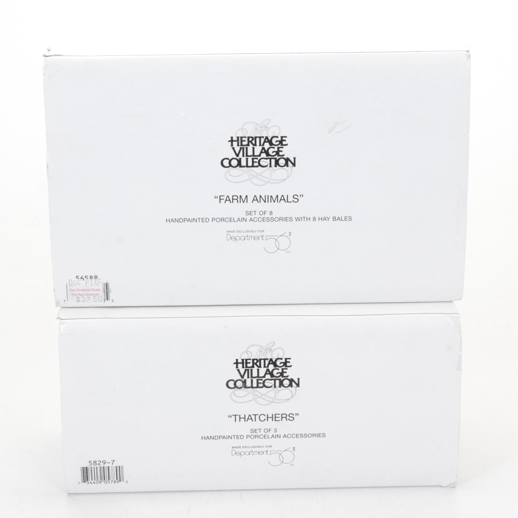 Department 56 "Dickens' Village" with Other Houses and Accessories