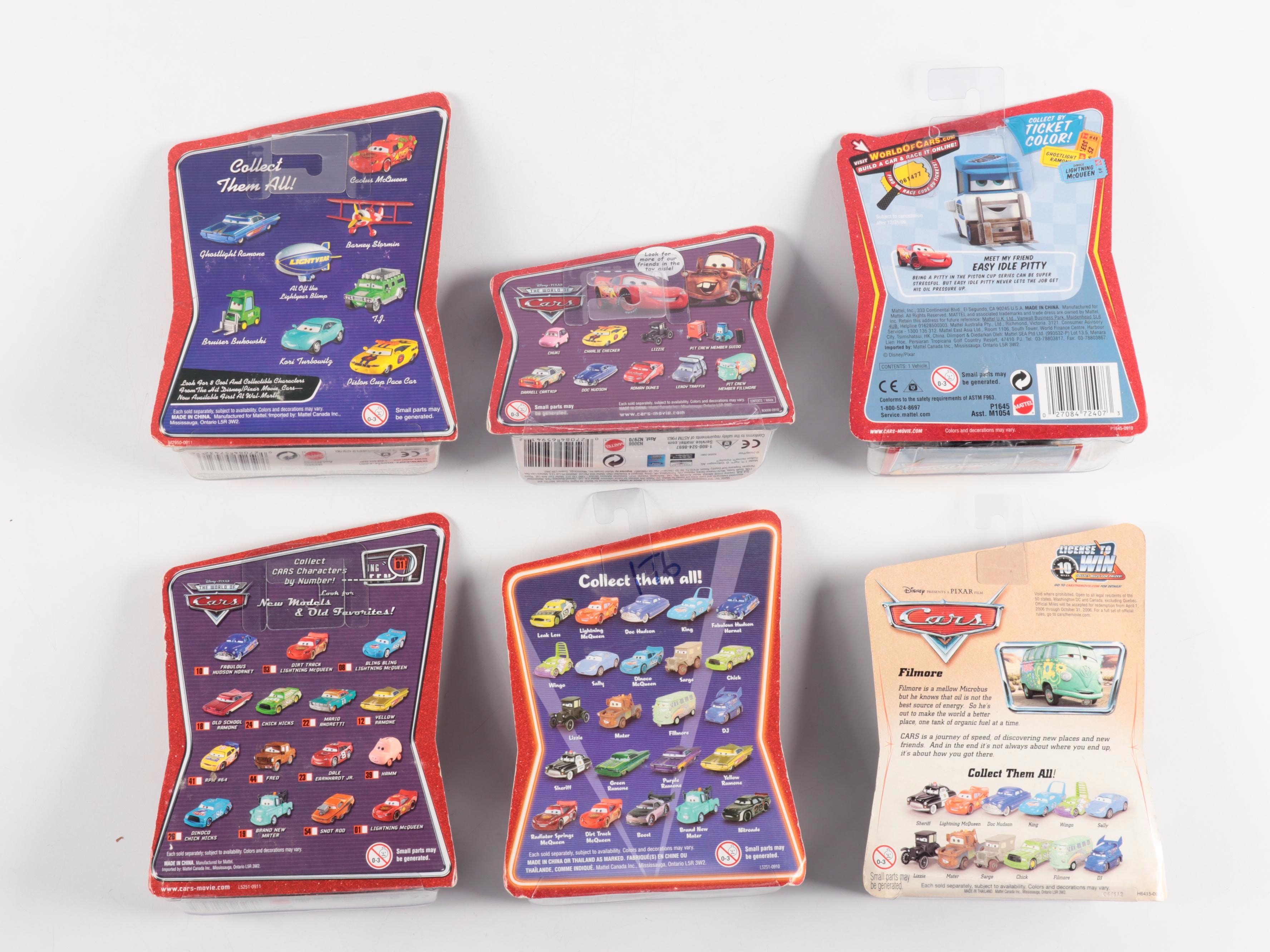 Disney Pixar "The World of Cars" Toy Vehicles