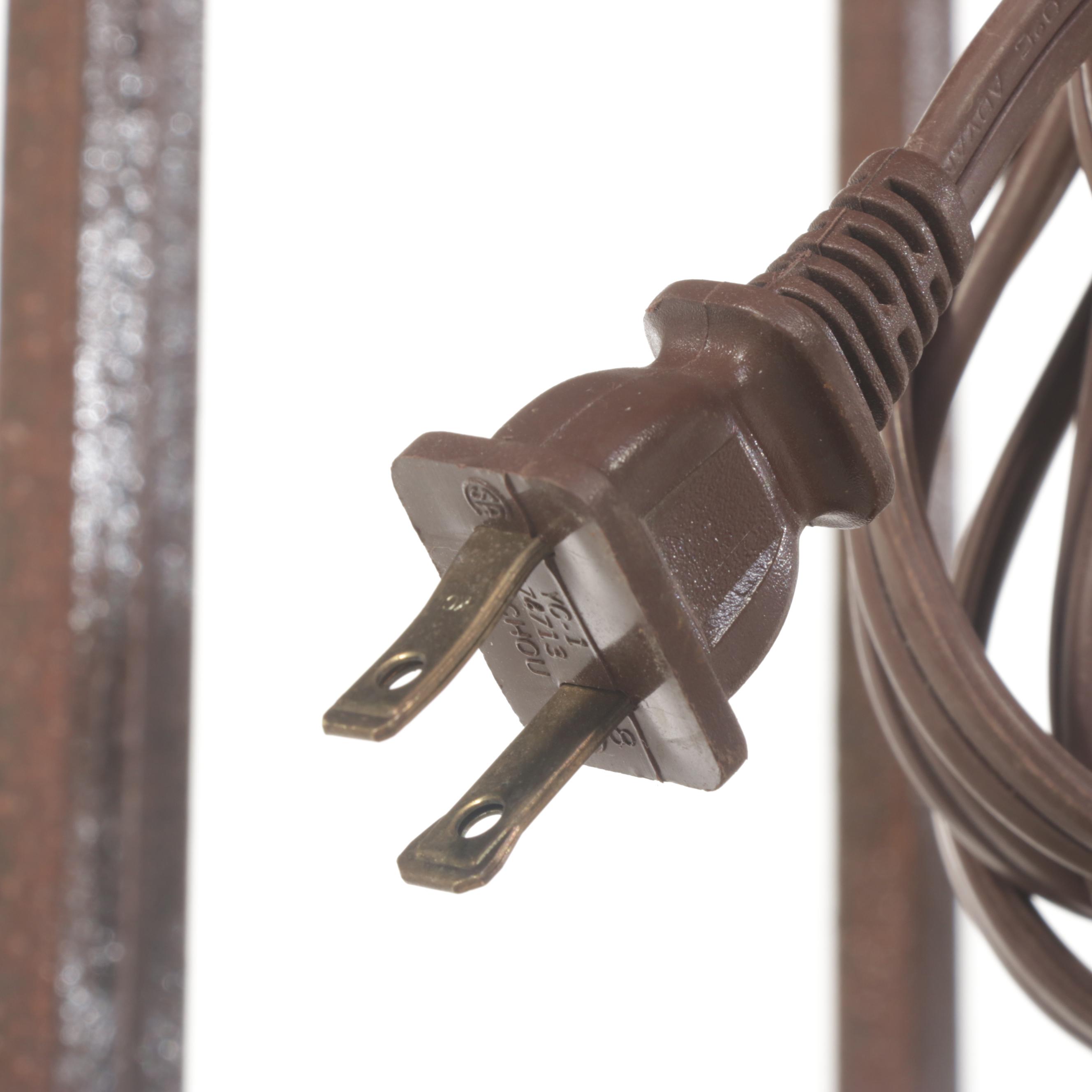 Victorian Style Metal and Glass Terrarium on Stand