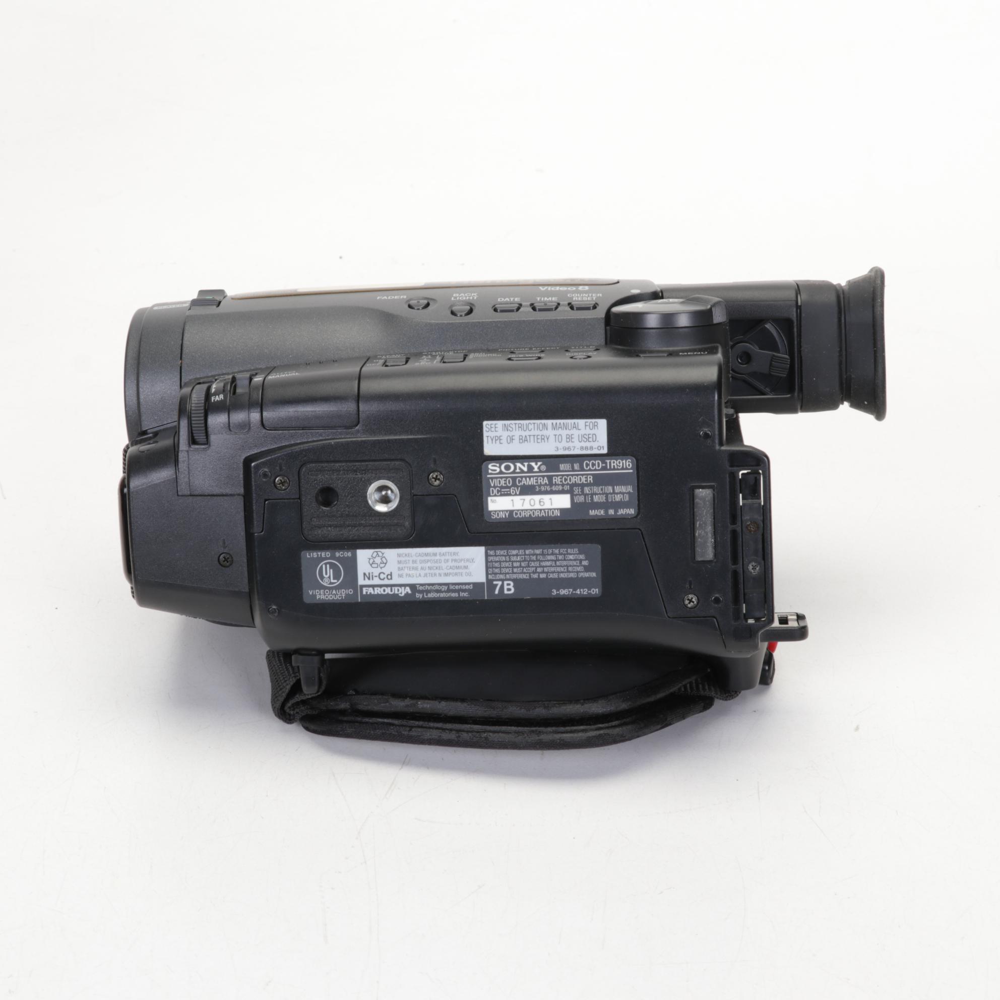 Sony Handycams, Nikon and Olympus Cameras and Lenses