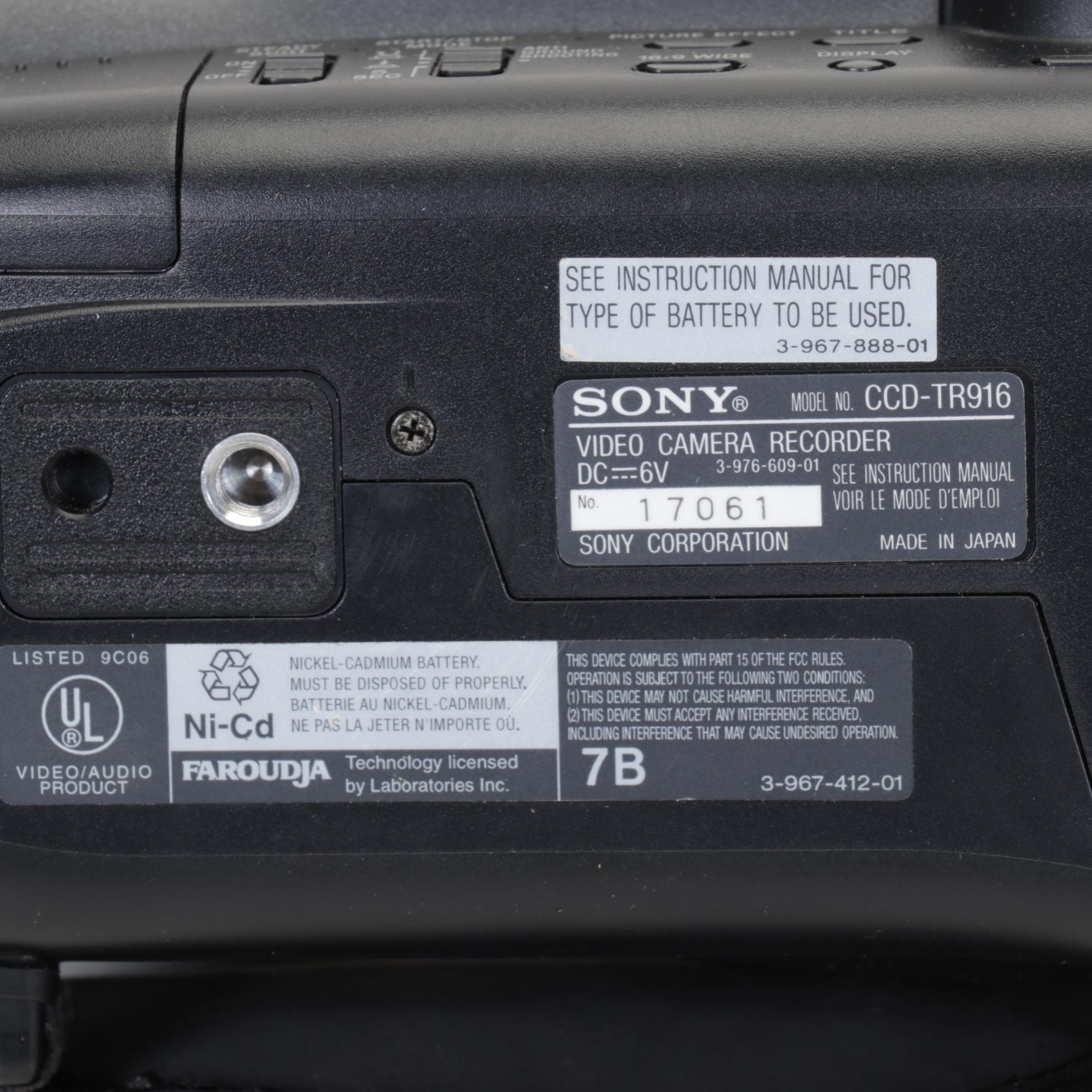 Sony Handycams, Nikon and Olympus Cameras and Lenses