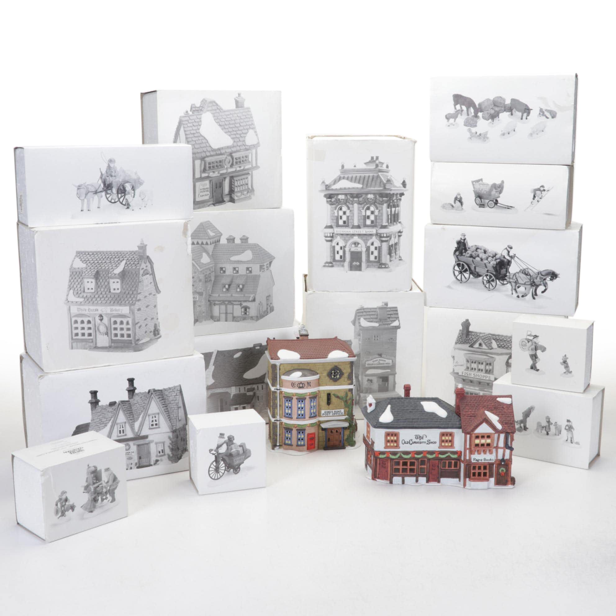 Department 56 "Dickens' Village" with Other Houses and Accessories