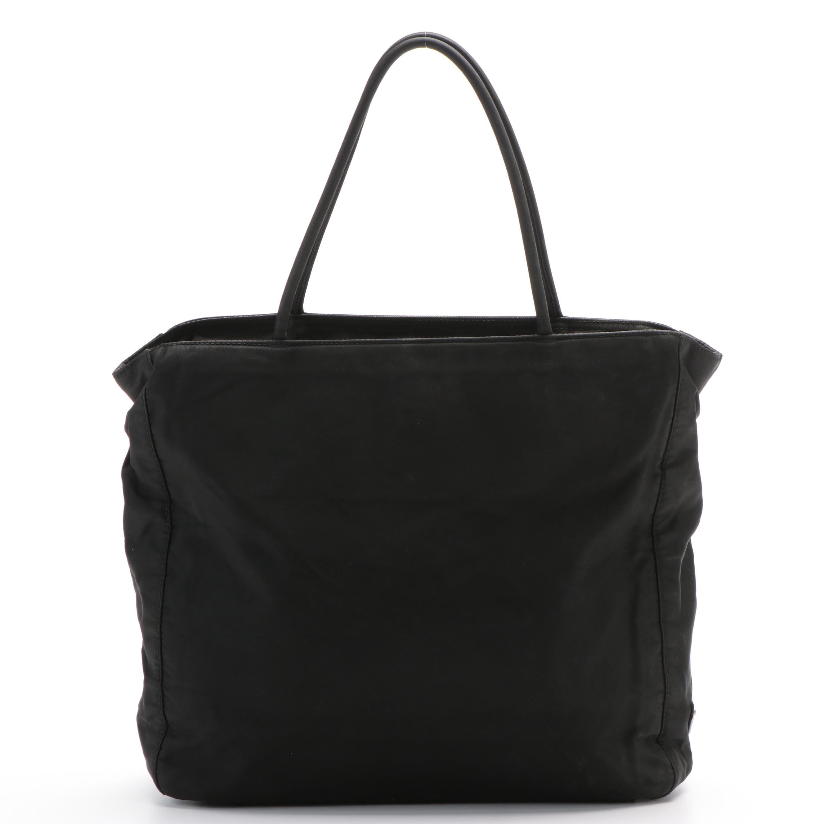 Prada Tote Bag in Black Tessuto Nylon