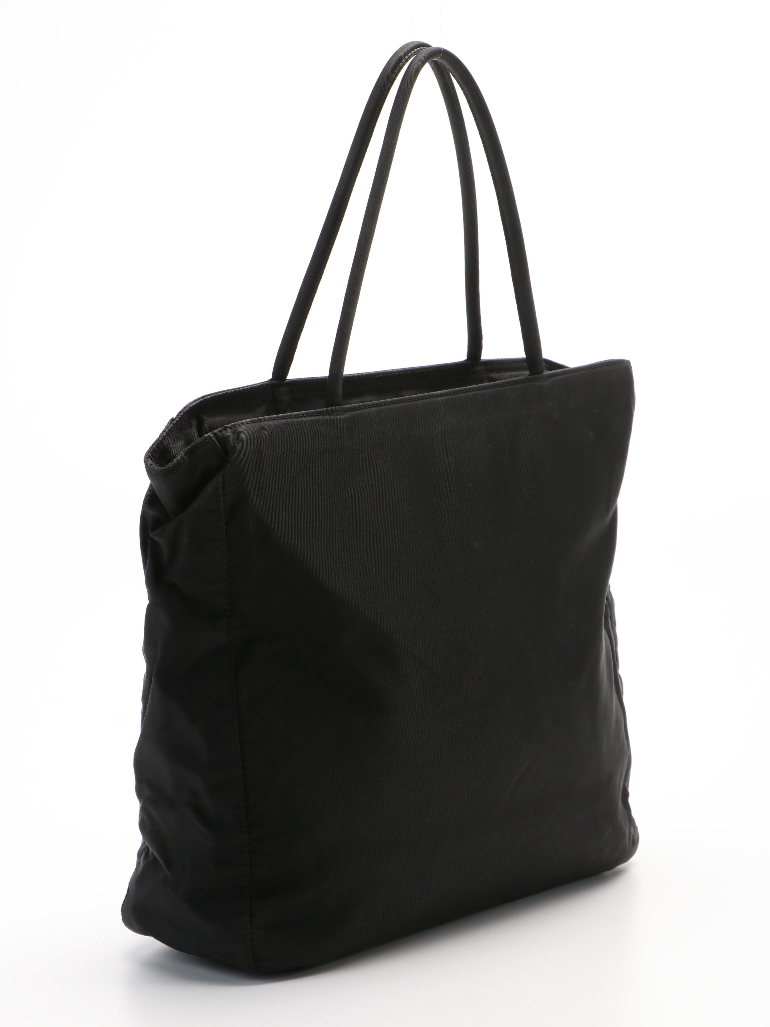 Prada Tote Bag in Black Tessuto Nylon