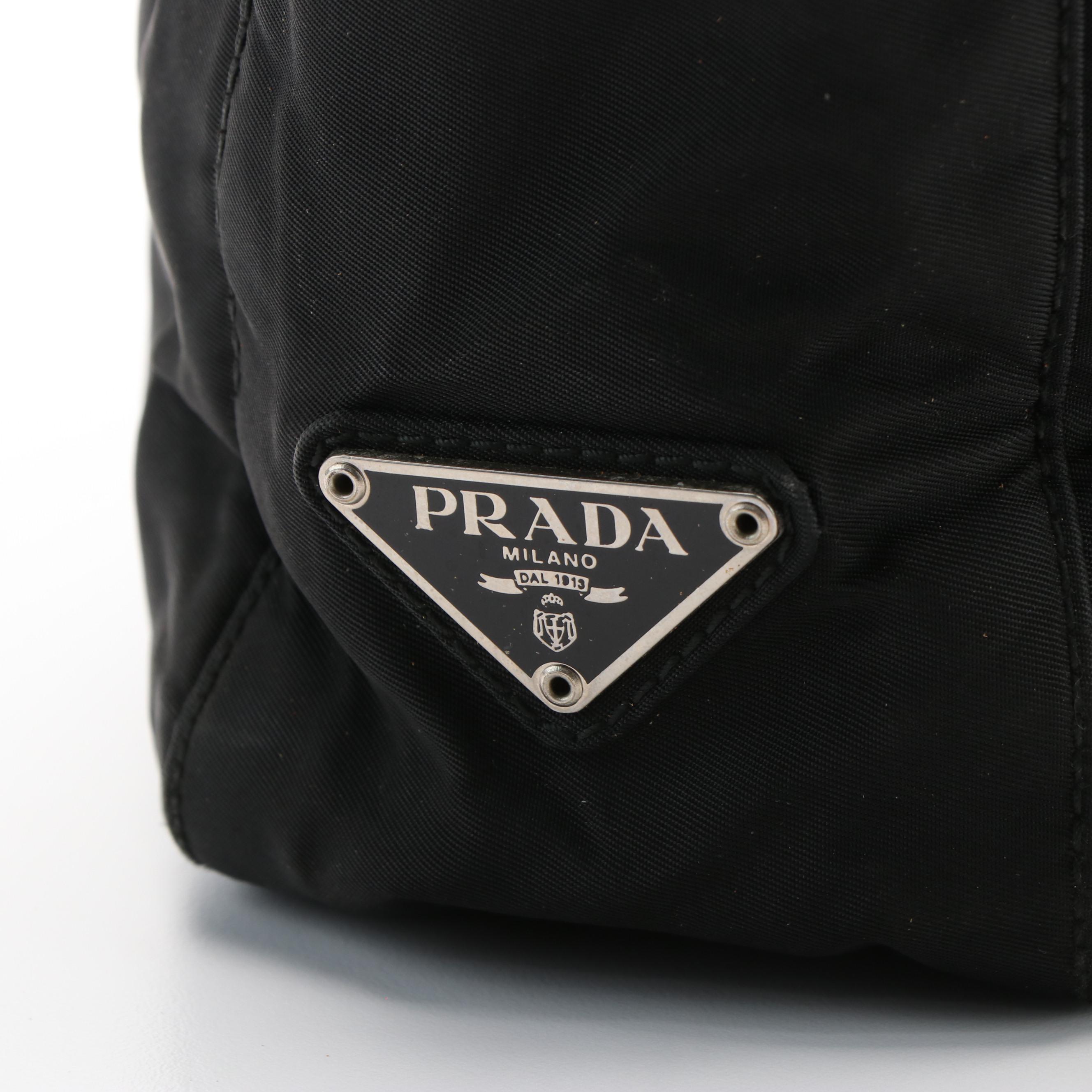 Prada Tote Bag in Black Tessuto Nylon