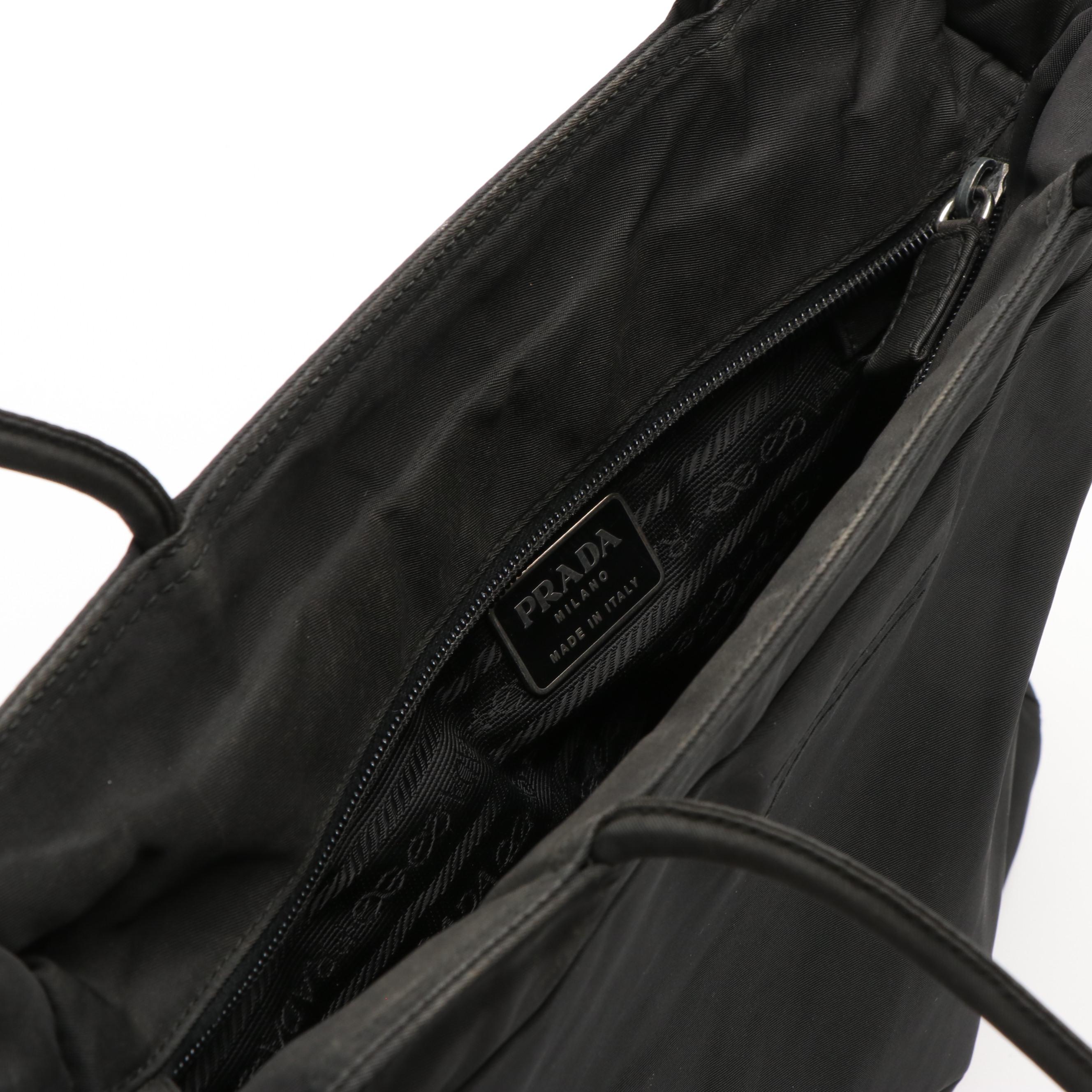 Prada Tote Bag in Black Tessuto Nylon