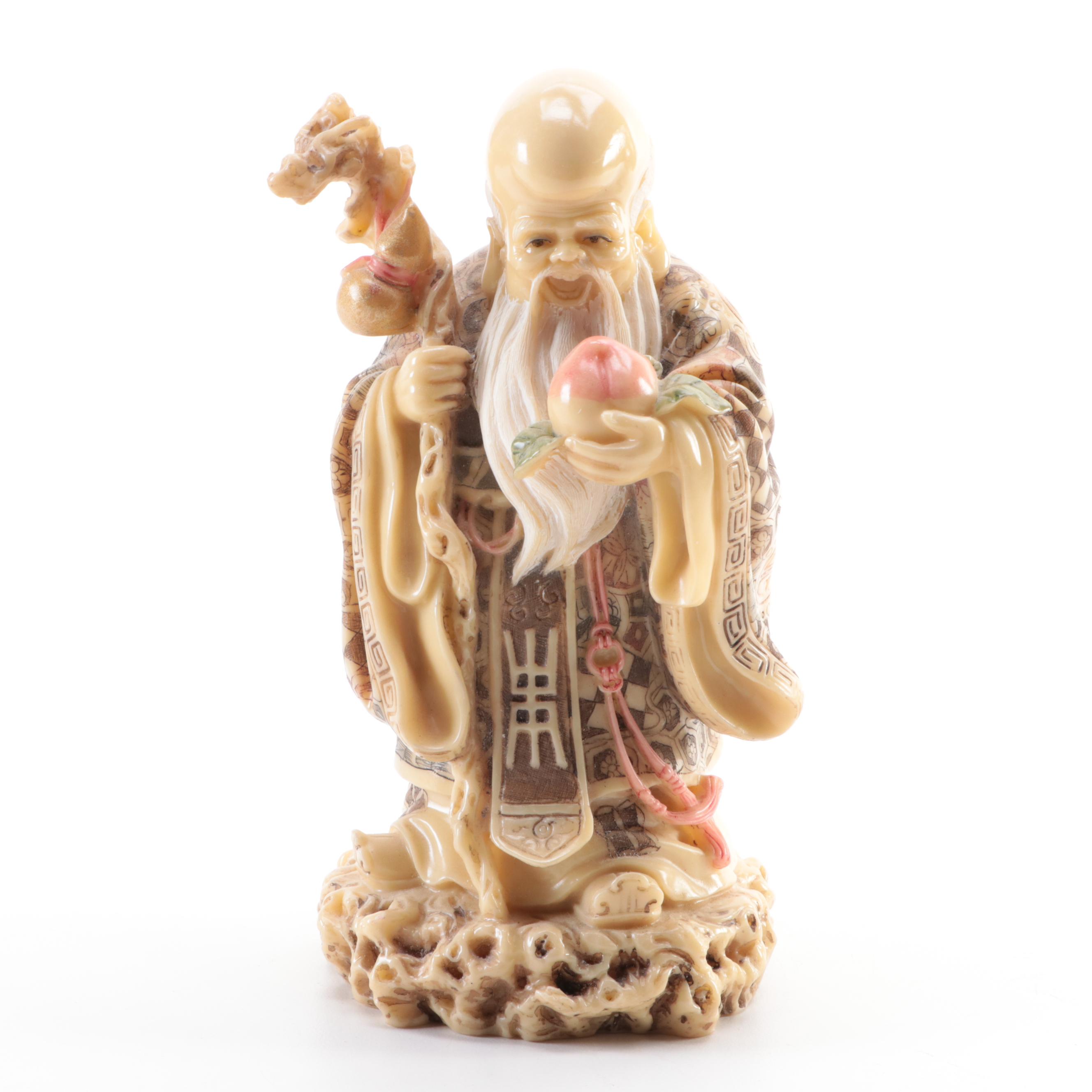 Sanxing Chinese Resin Figurines