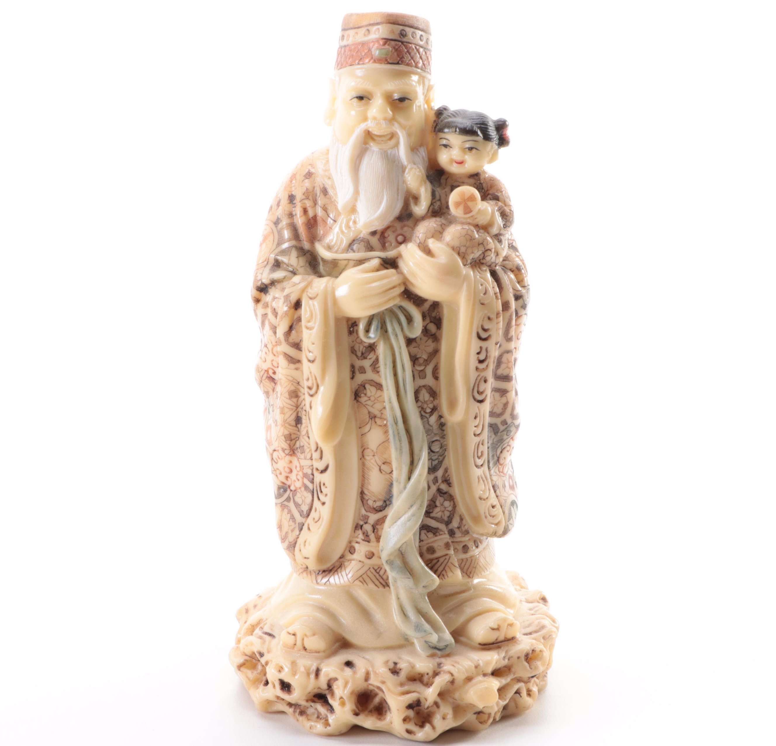Sanxing Chinese Resin Figurines