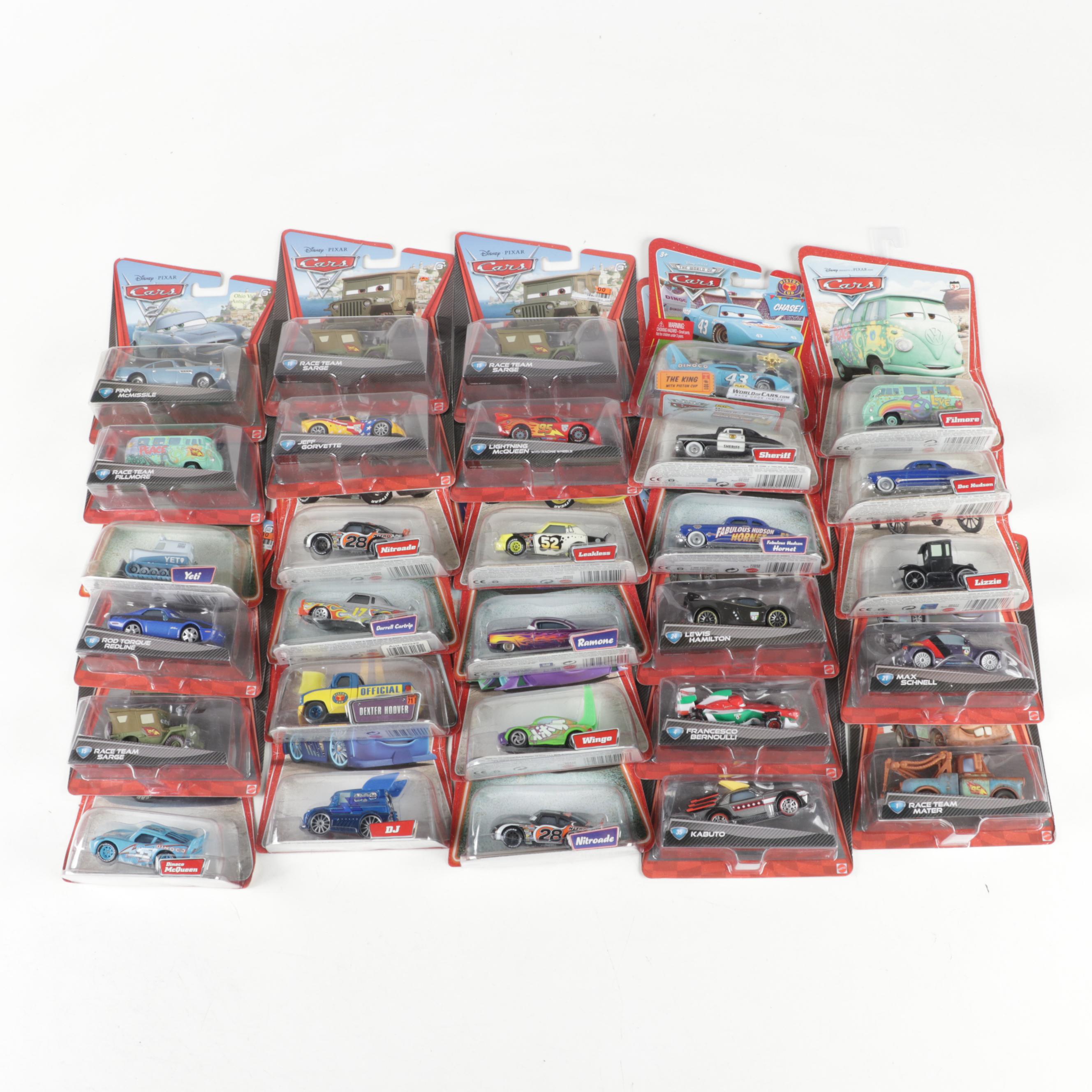 Mattel Disney Lightning McQueen, Race Team Mater, Nitroade and Other Toy Cars