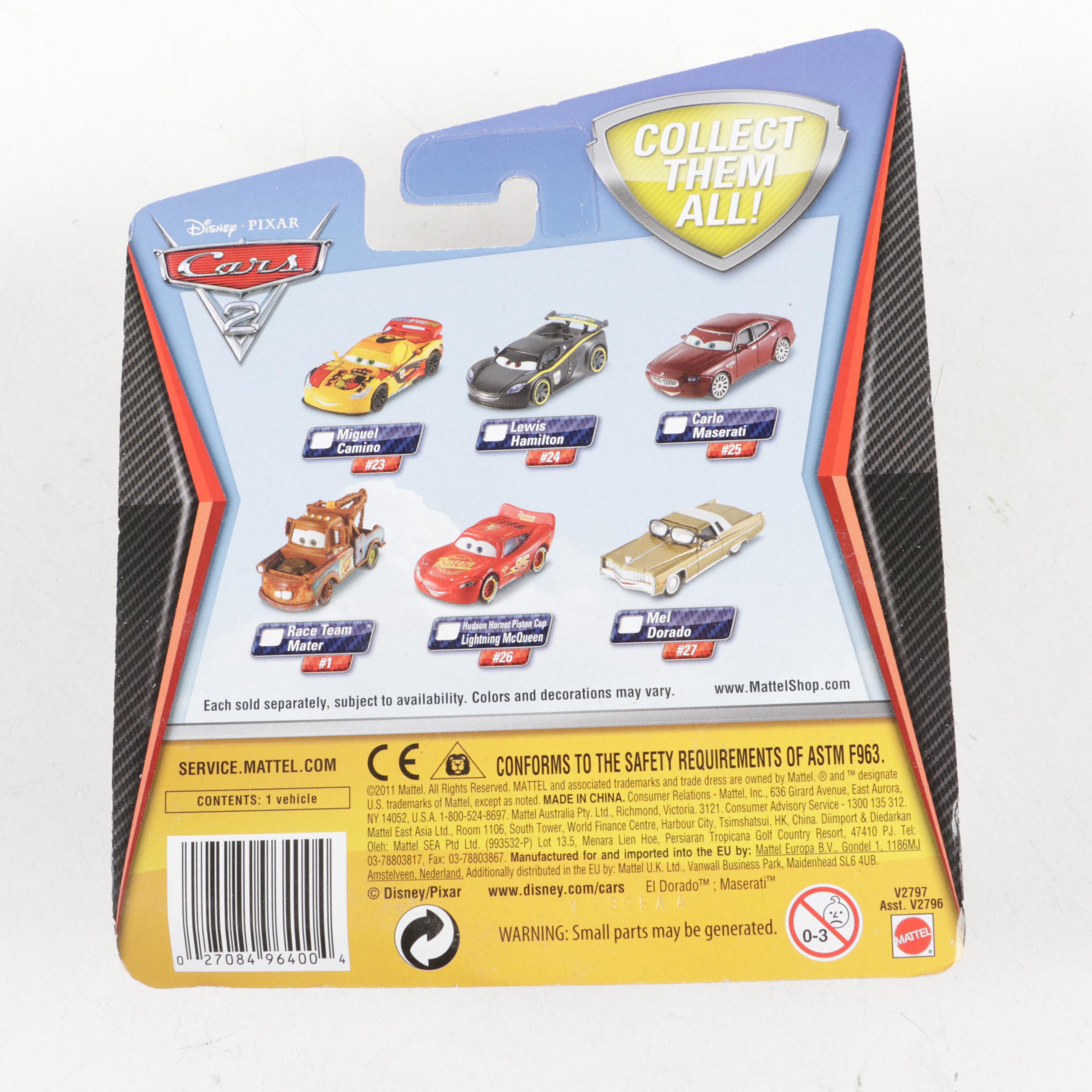 Mattel Disney Lightning McQueen, Race Team Mater, Nitroade and Other Toy Cars