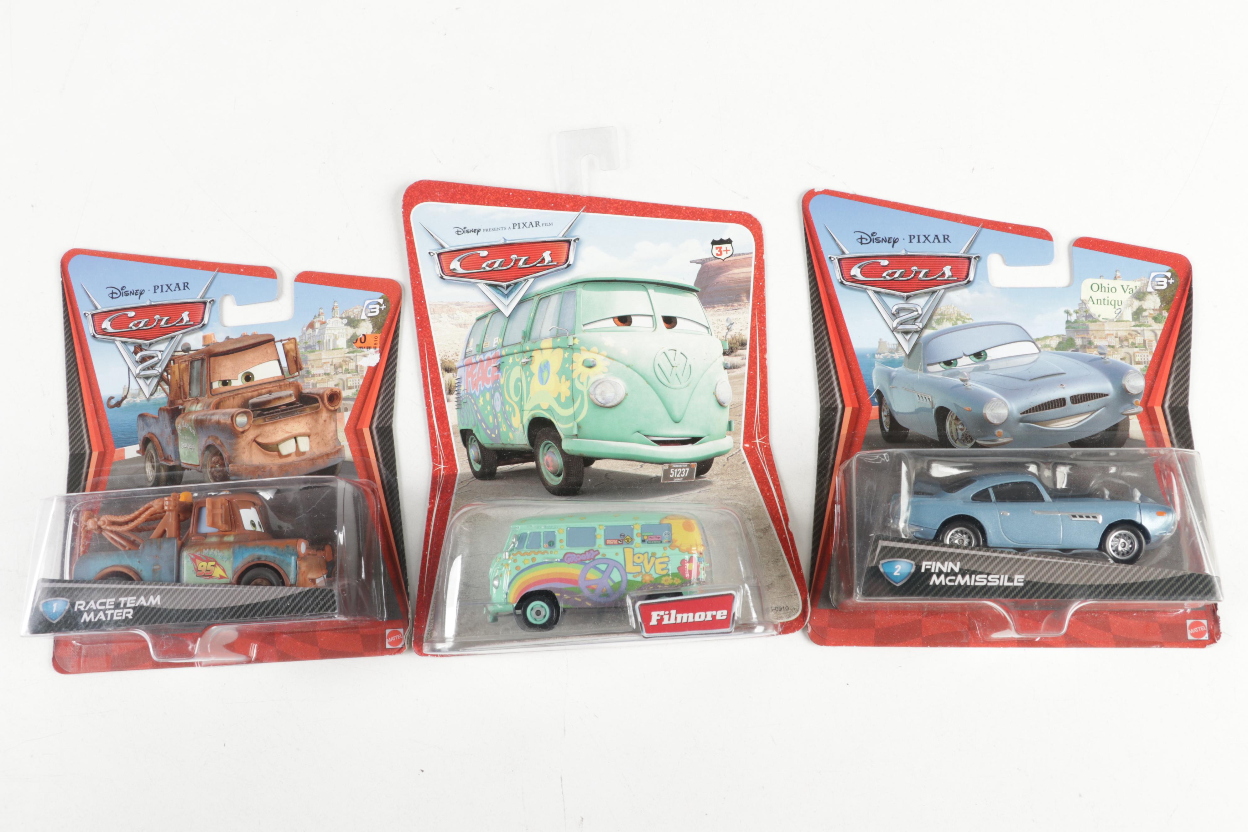 Mattel Disney Lightning McQueen, Race Team Mater, Nitroade and Other Toy Cars
