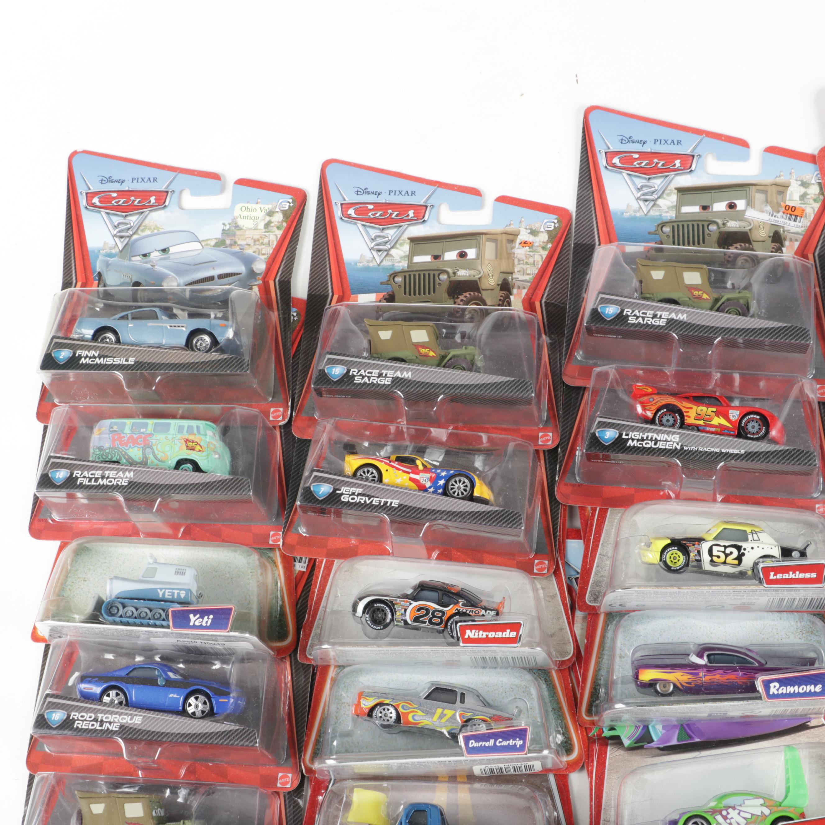 Mattel Disney Lightning McQueen, Race Team Mater, Nitroade and Other Toy Cars