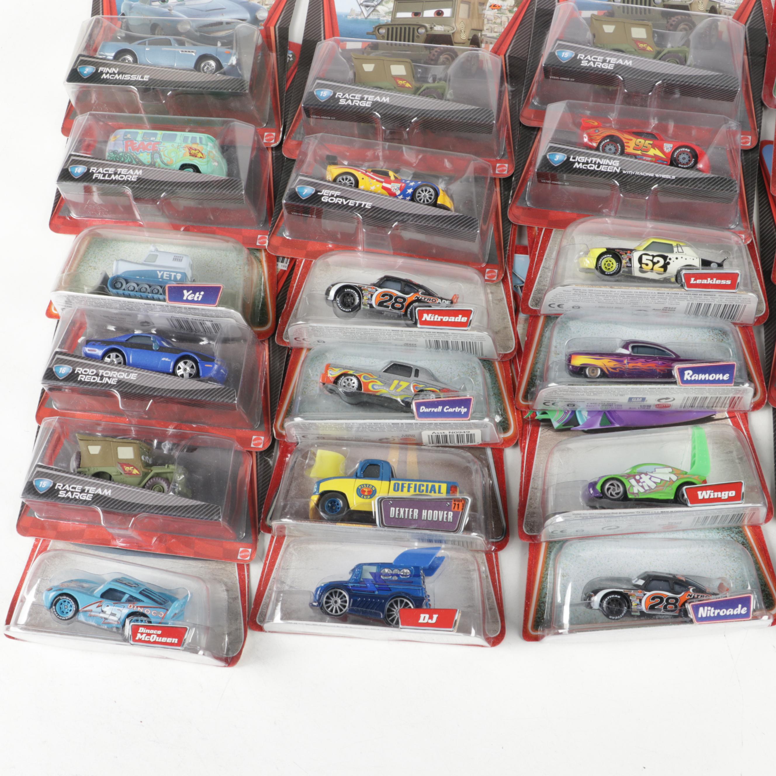 Mattel Disney Lightning McQueen, Race Team Mater, Nitroade and Other Toy Cars
